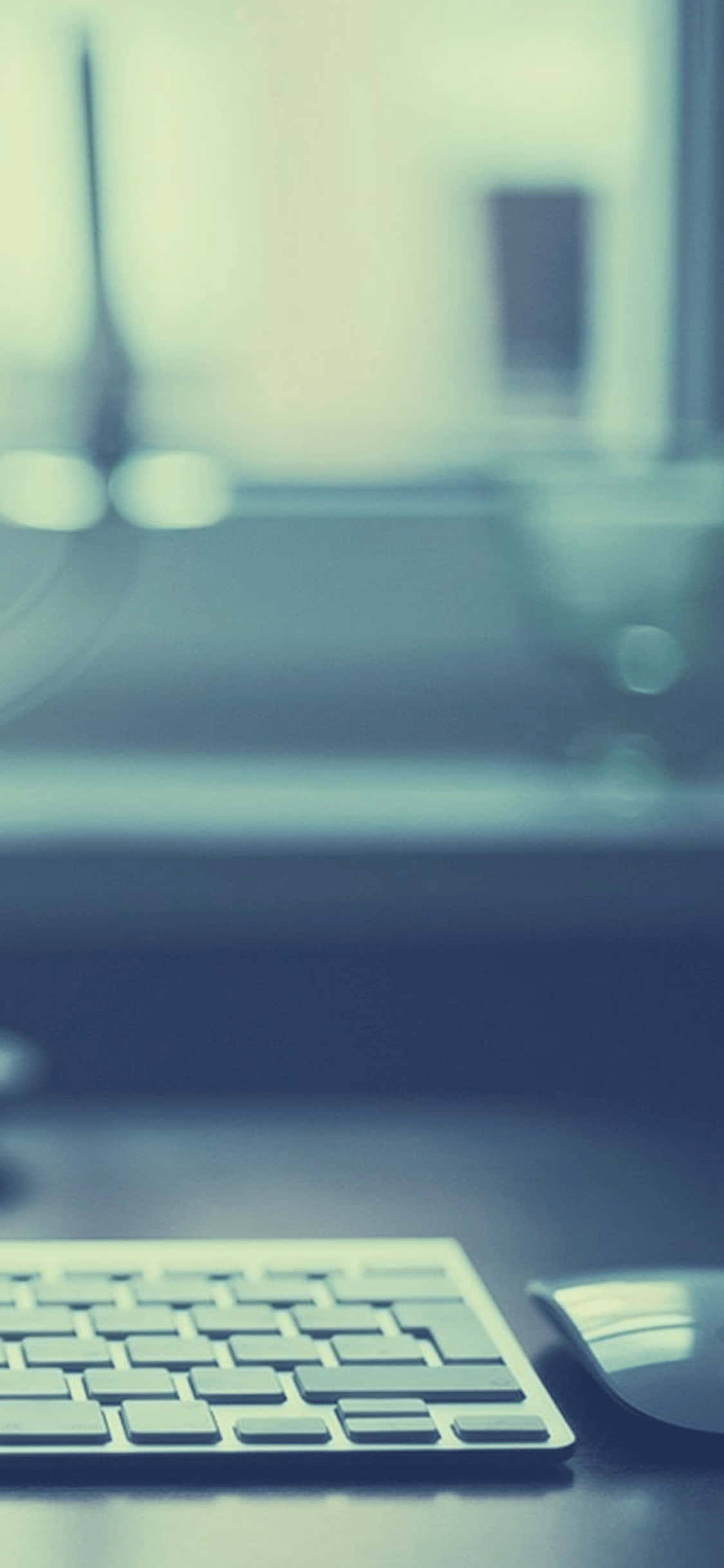 Ασύρματο Πληκτρολόγιο και Ποντίκι Φόντο Γραφείου iPhone X Ταπετσαρία