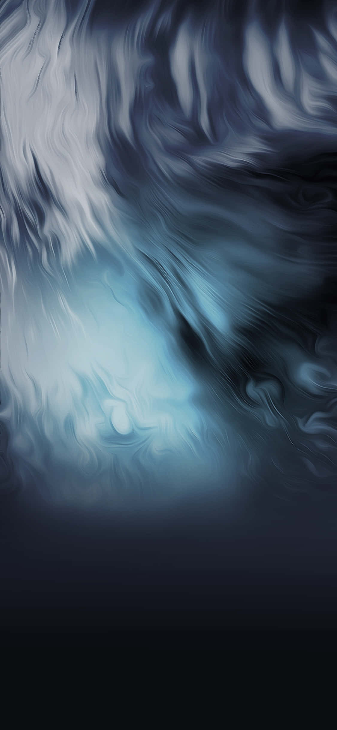 iPhone X Abstract White Smoke Fluid Ταπετσαρία