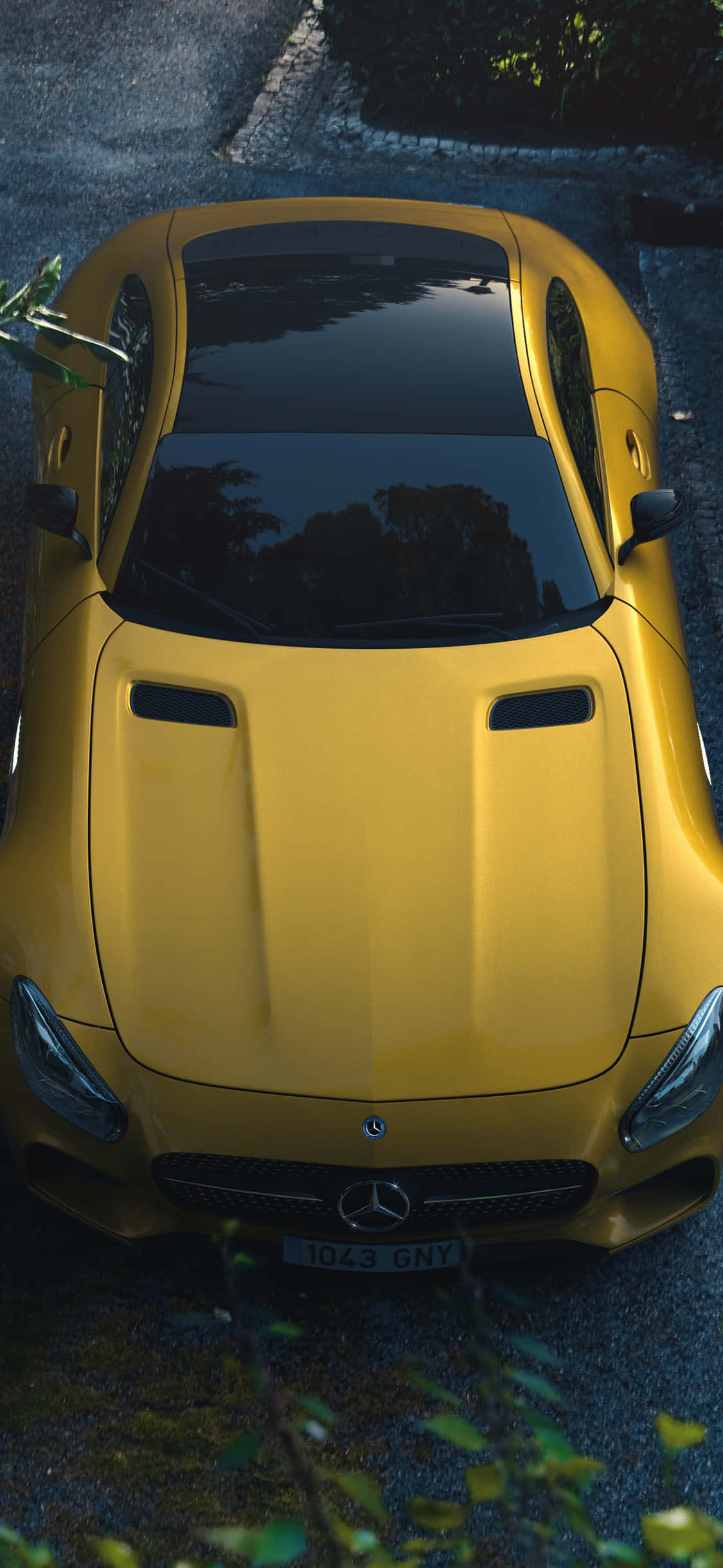 Φόντο iPhone X Amg Gt-r Κίτρινο AMG GT Ταπετσαρία