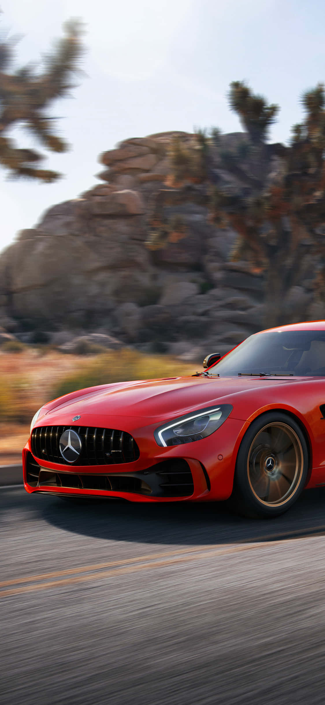 Φόντο iPhone X Amg Gt-r Κόκκινο 2018 AMG GTR Ταπετσαρία