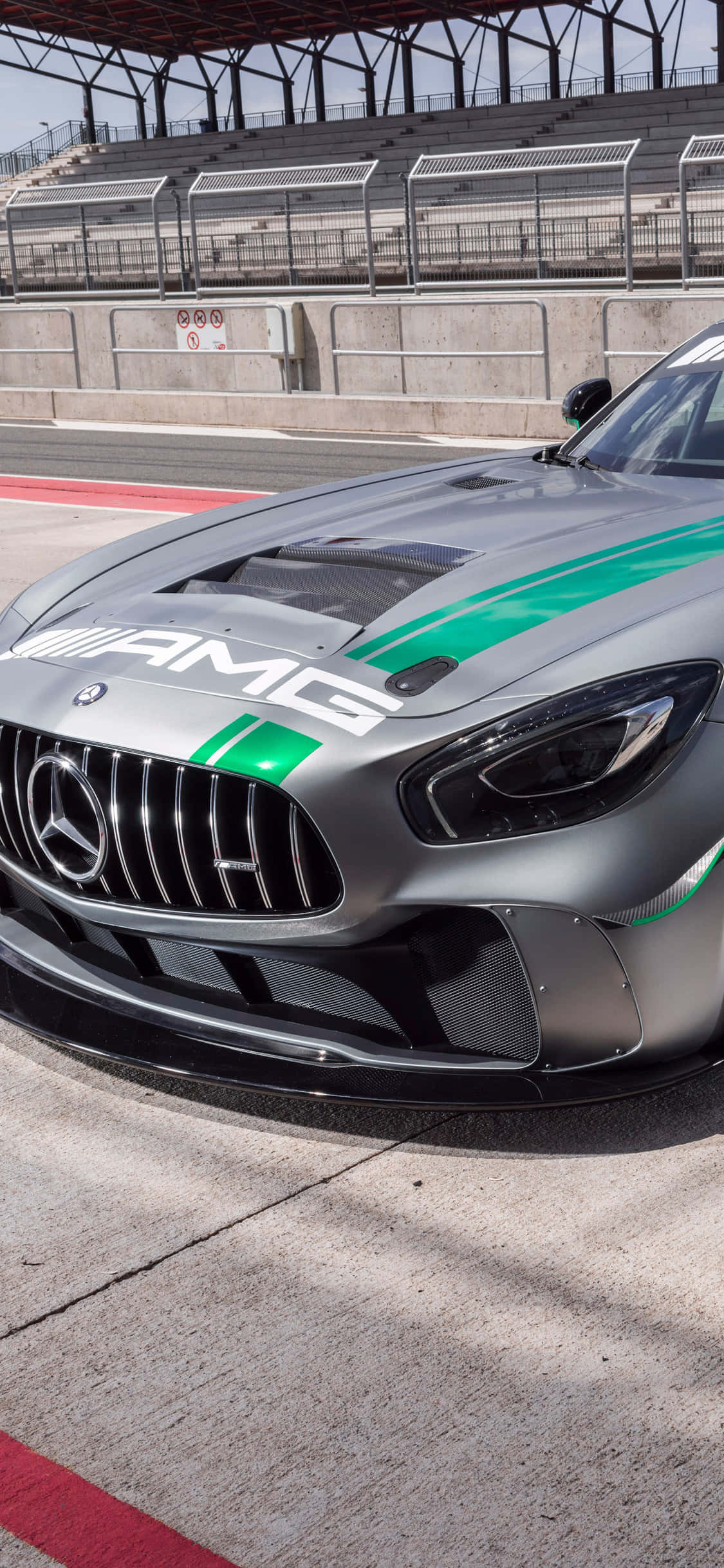 Φόντο iPhone X AMG GT-R Ασημί AMG GT4 Ταπετσαρία