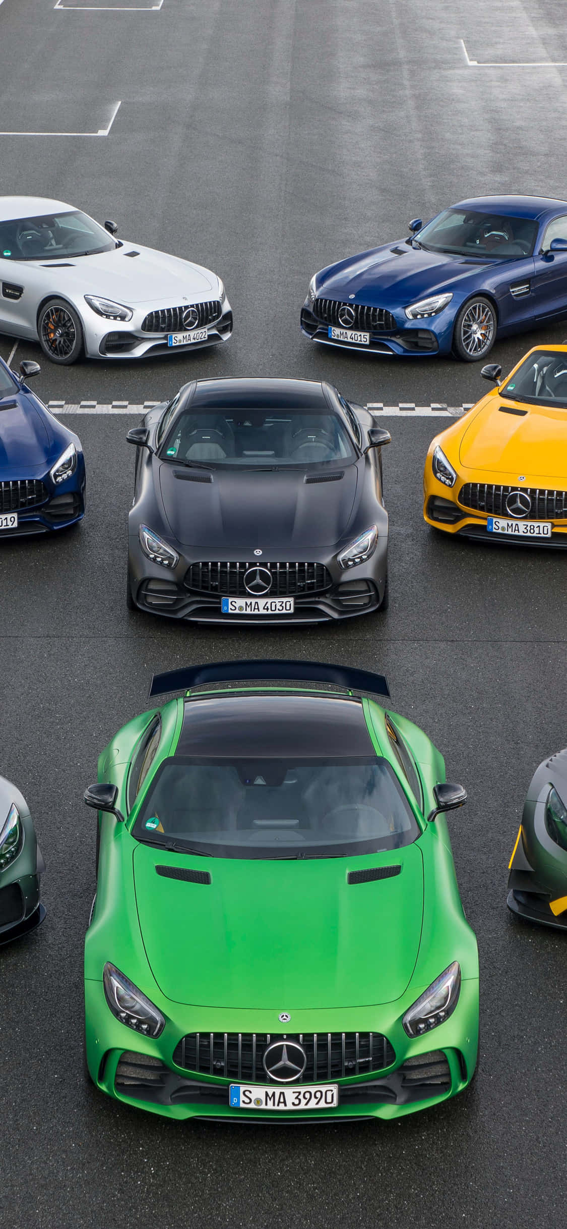Κομψό Ταπετσαρία iPhone X με AMG GT-R Ταπετσαρία