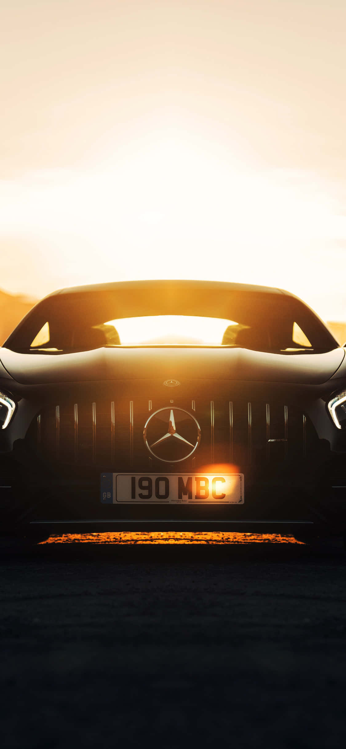 Φόντο iPhone X Amg Gt-r στο Ηλιακό Φως Ταπετσαρία