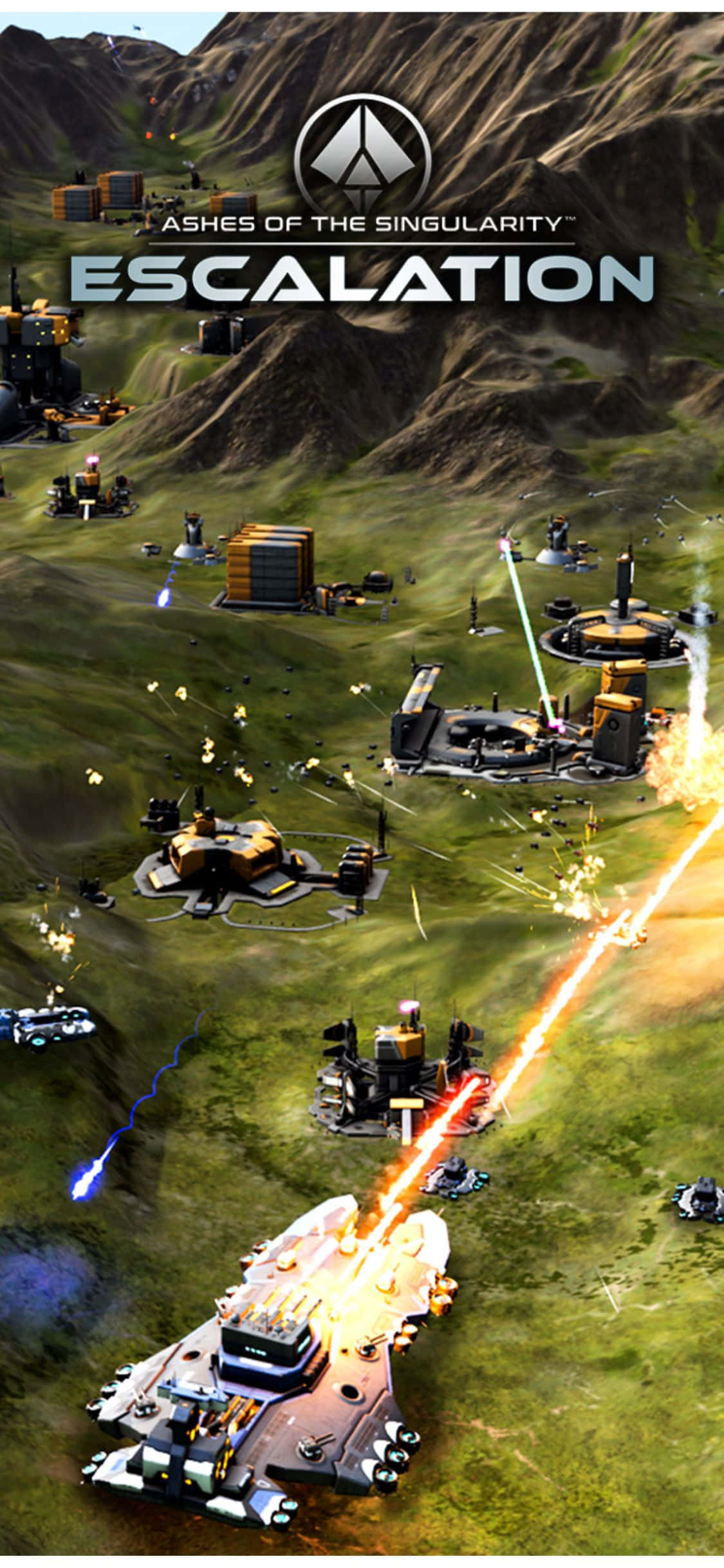 Πλησίασε τη δράση με το iPhone X & Ashes Of The Singularity Escalation Ταπετσαρία