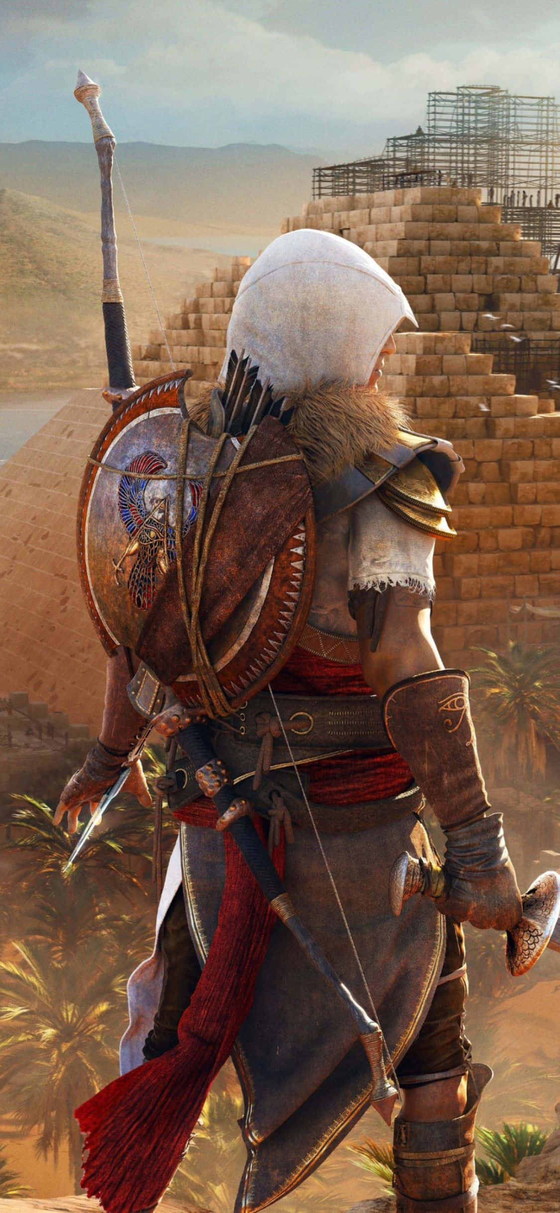Ανακαλύψτε το πεπρωμένο σας με το iPhone X Assassin's Creed Origins Ταπετσαρία