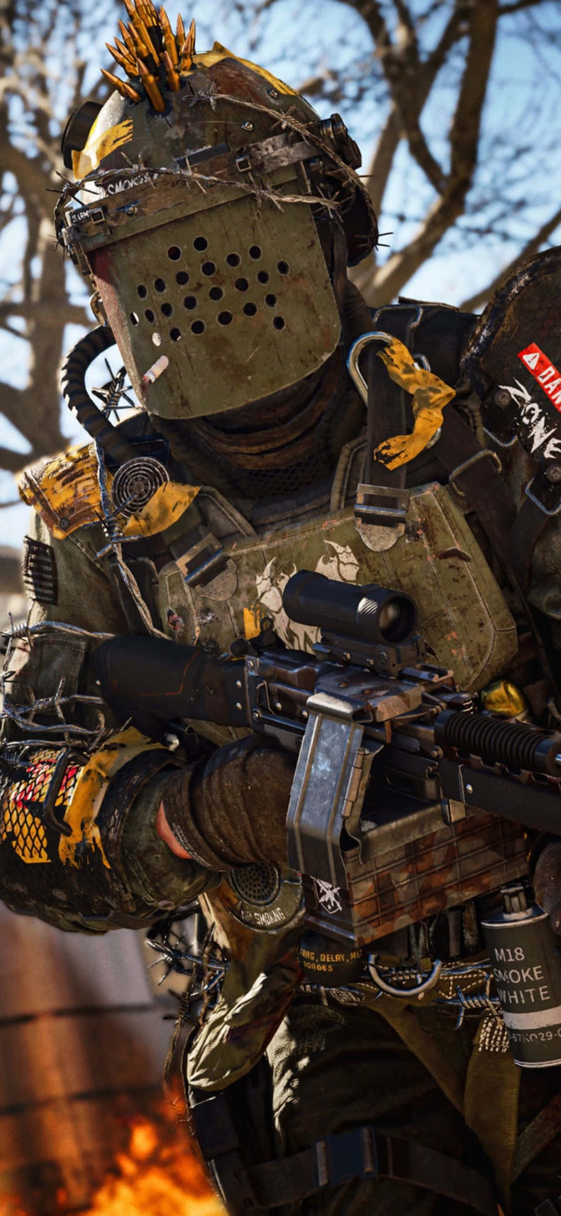iPhone X Call Of Duty Black Ops Cold War Background Soldier Ταπετσαρία