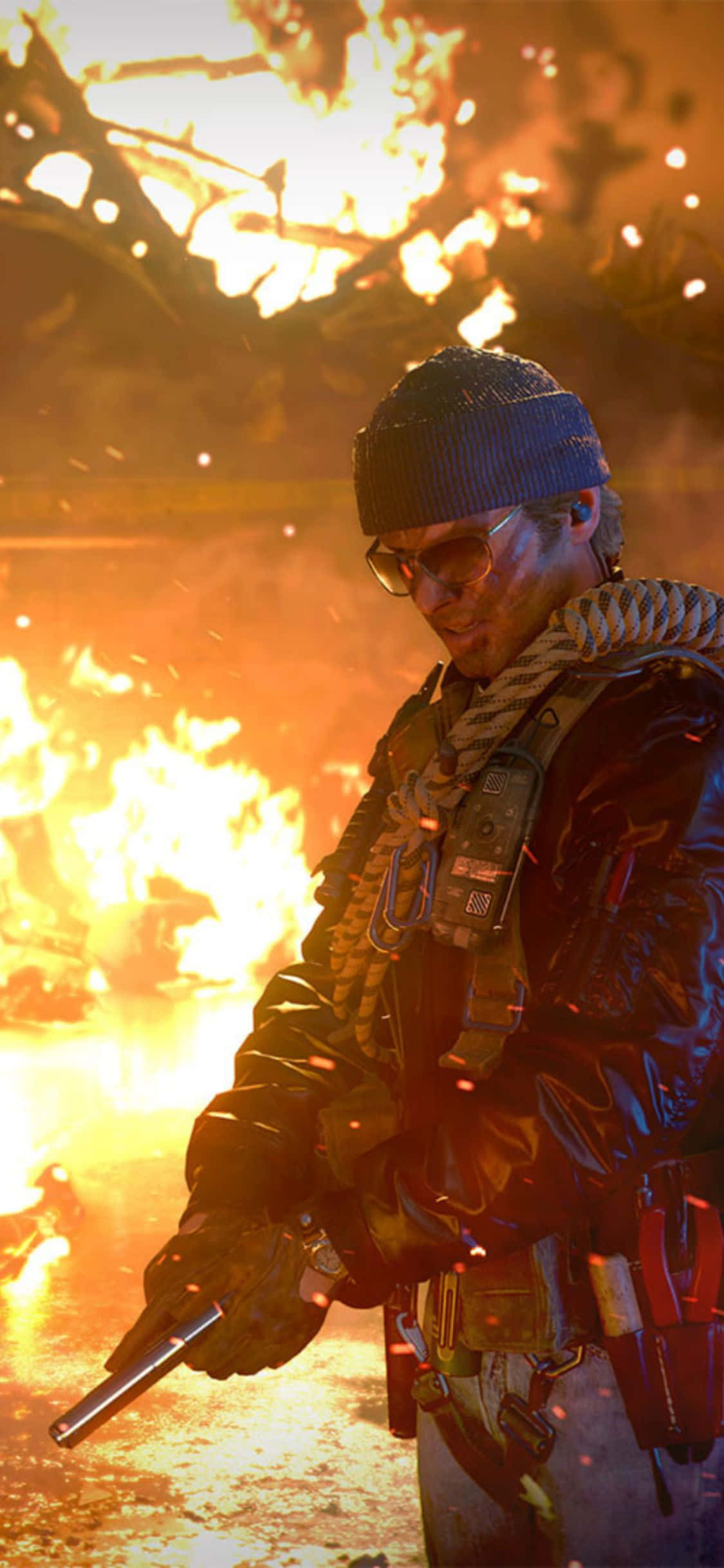Φόντο iPhone X Call Of Duty Black Ops Cold War Russell Adler Ταπετσαρία
