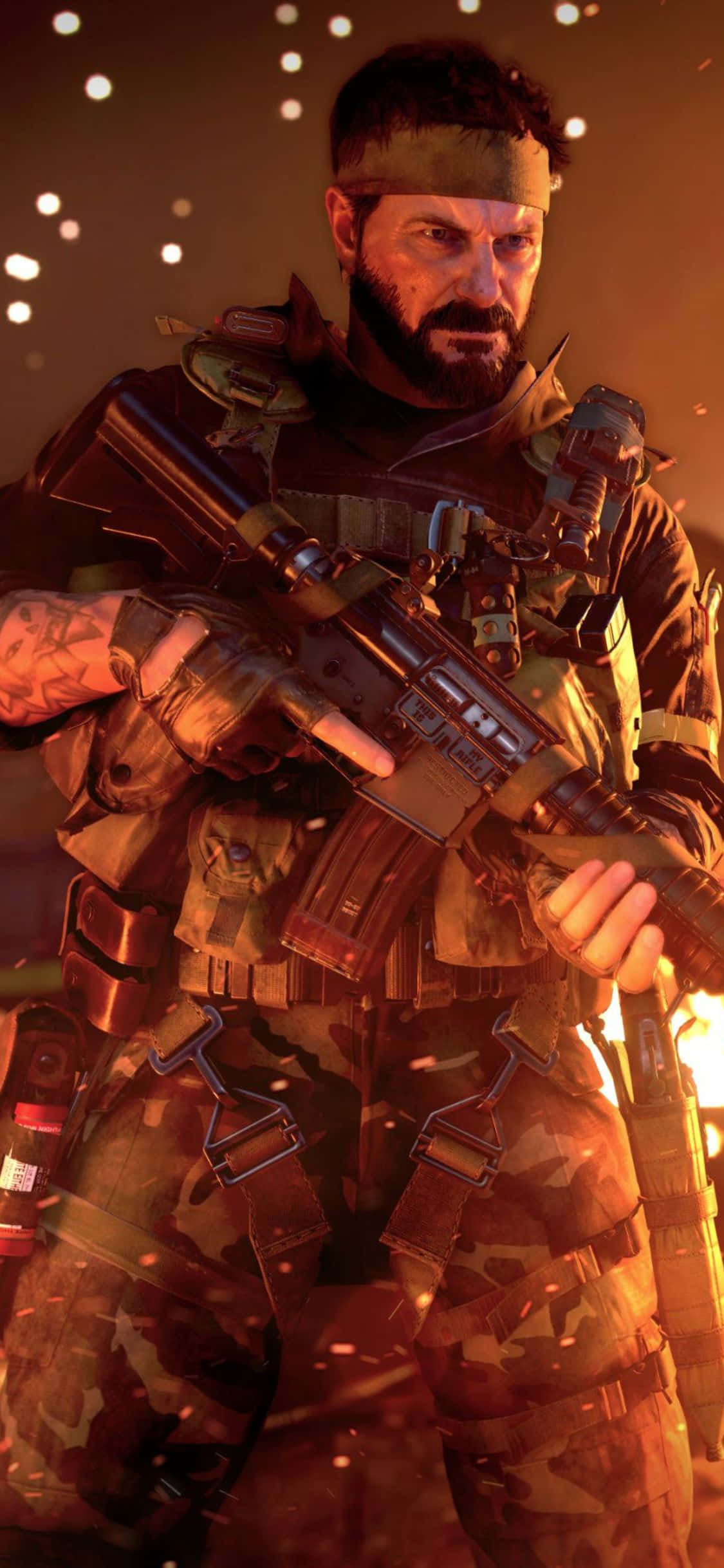 iPhone X Call Of Duty Black Ops Cold War Φόντο Frank Woods Ταπετσαρία