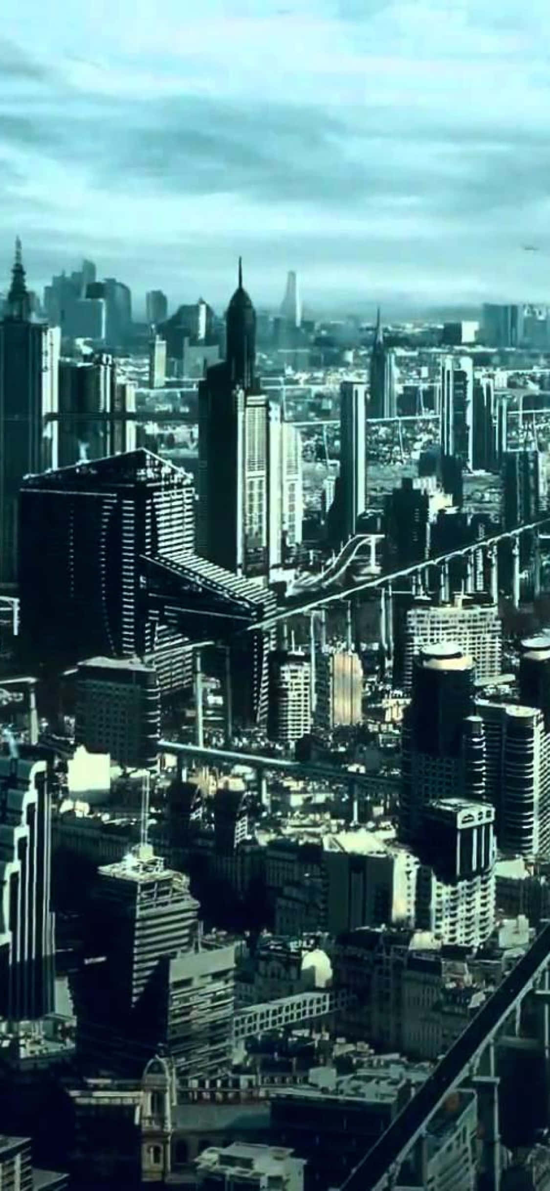 iPhone X Civilization Beyond Earth Φόντο Σκοτεινά Κτίρια Ταπετσαρία