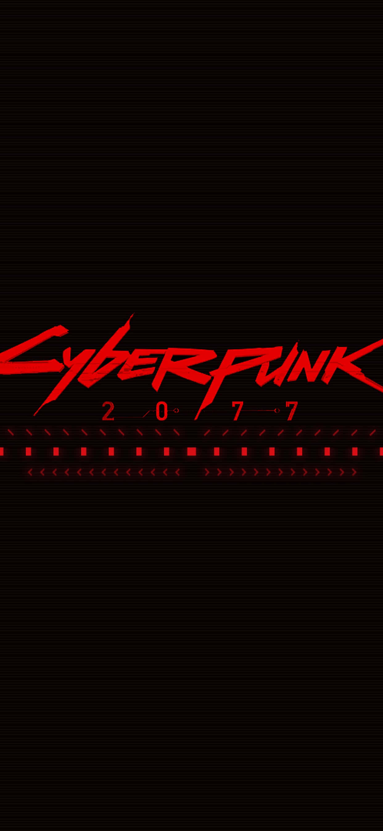 iPhone X Cyberpunk 2077 Φόντο Κόκκινη Αφίσα Ταπετσαρία