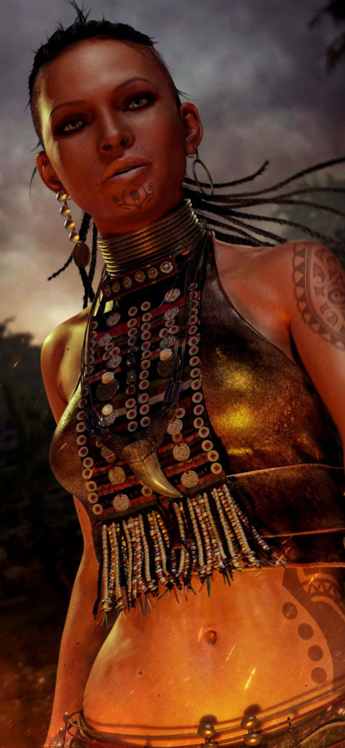 Φόντο iPhone X Far Cry 3 Citra Montenegro Ταπετσαρία