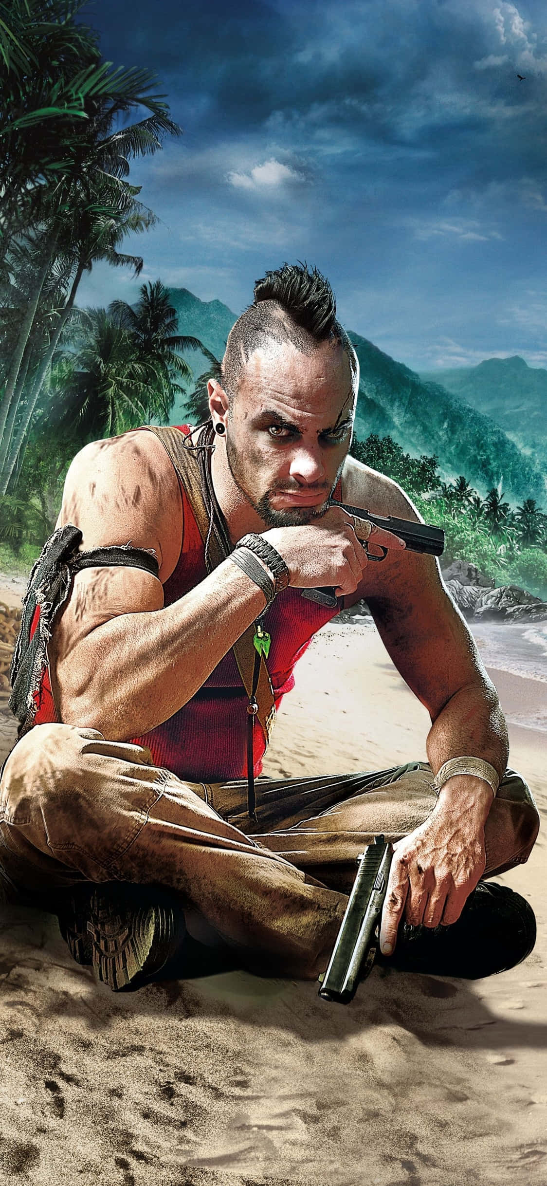 iPhone X Far Cry 3 Vaas Montenegro Φόντο στην Άμμο Ταπετσαρία