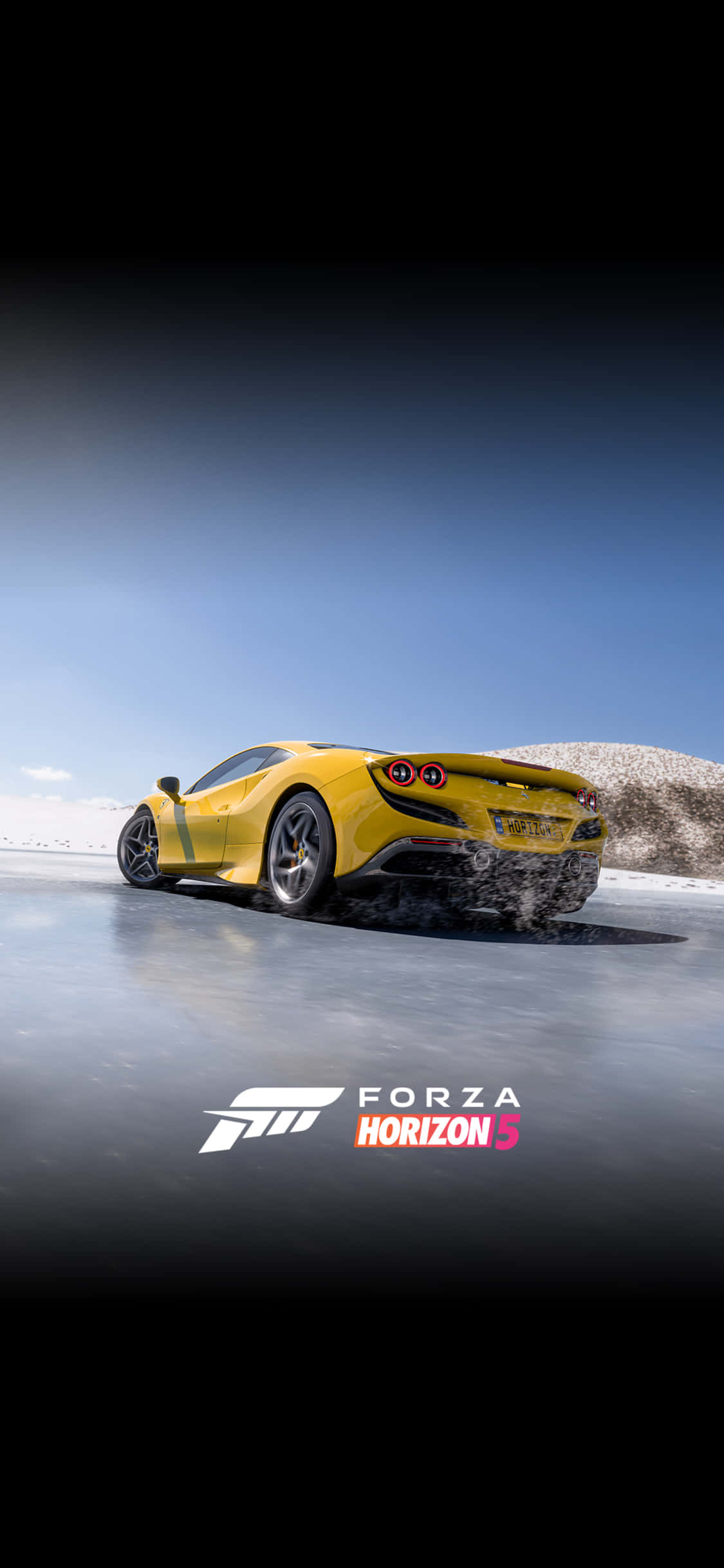 Φόντο iPhone X Forza Motorsport 7 με ταχύτητα Lamborghini Ταπετσαρία