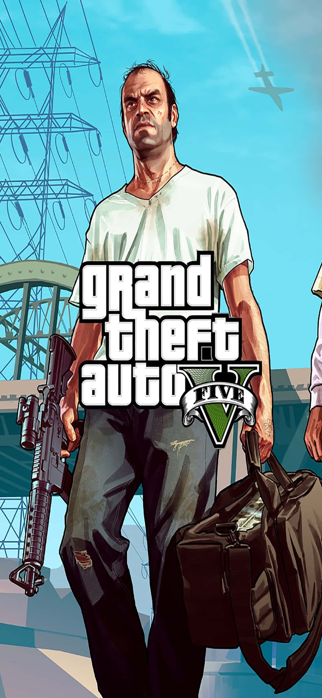 Φόντο iPhone X Grand Theft Auto V Trevor & Bag Ταπετσαρία