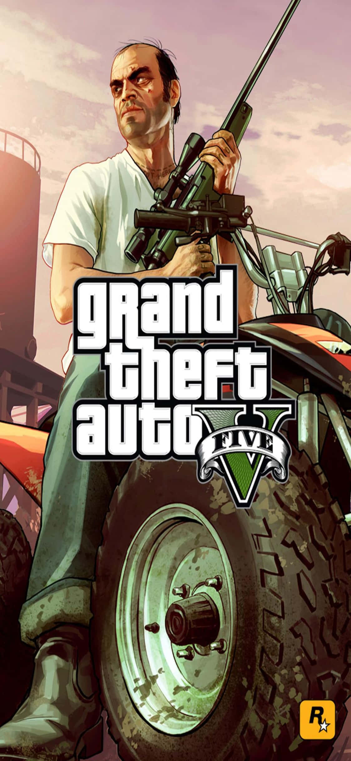 iPhone X Grand Theft Auto V Φόντο Καθιστός Trevor Ταπετσαρία