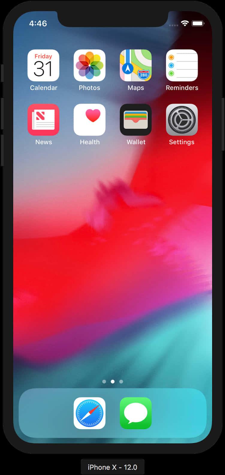 Οθόνη αρχικής οθόνης iPhone X Ταπετσαρία