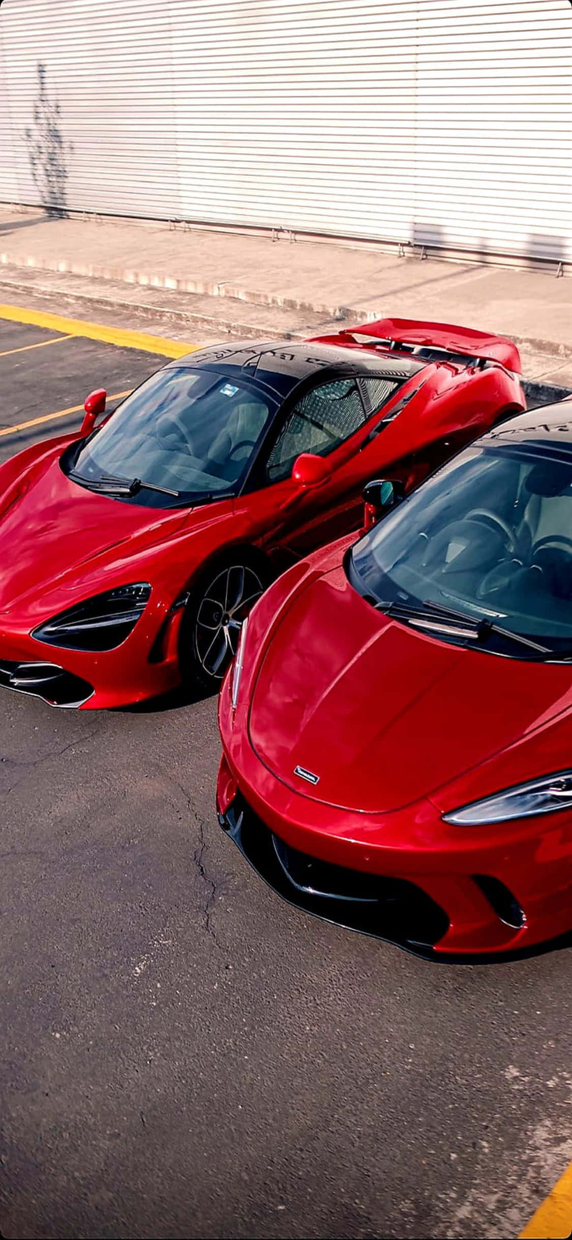 Φόντο iPhone X McLaren 720s Κόκκινο Ταπετσαρία