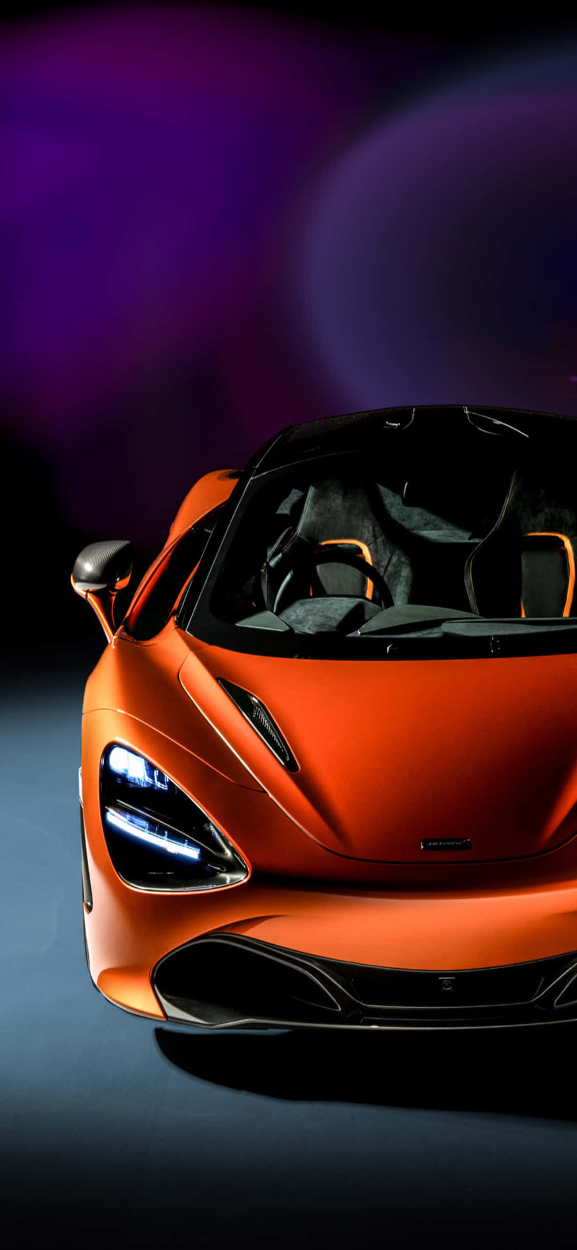 iPhone X McLaren 720s Πορτοκαλί Αθλητικό Αυτοκίνητο Φόντο Ταπετσαρία