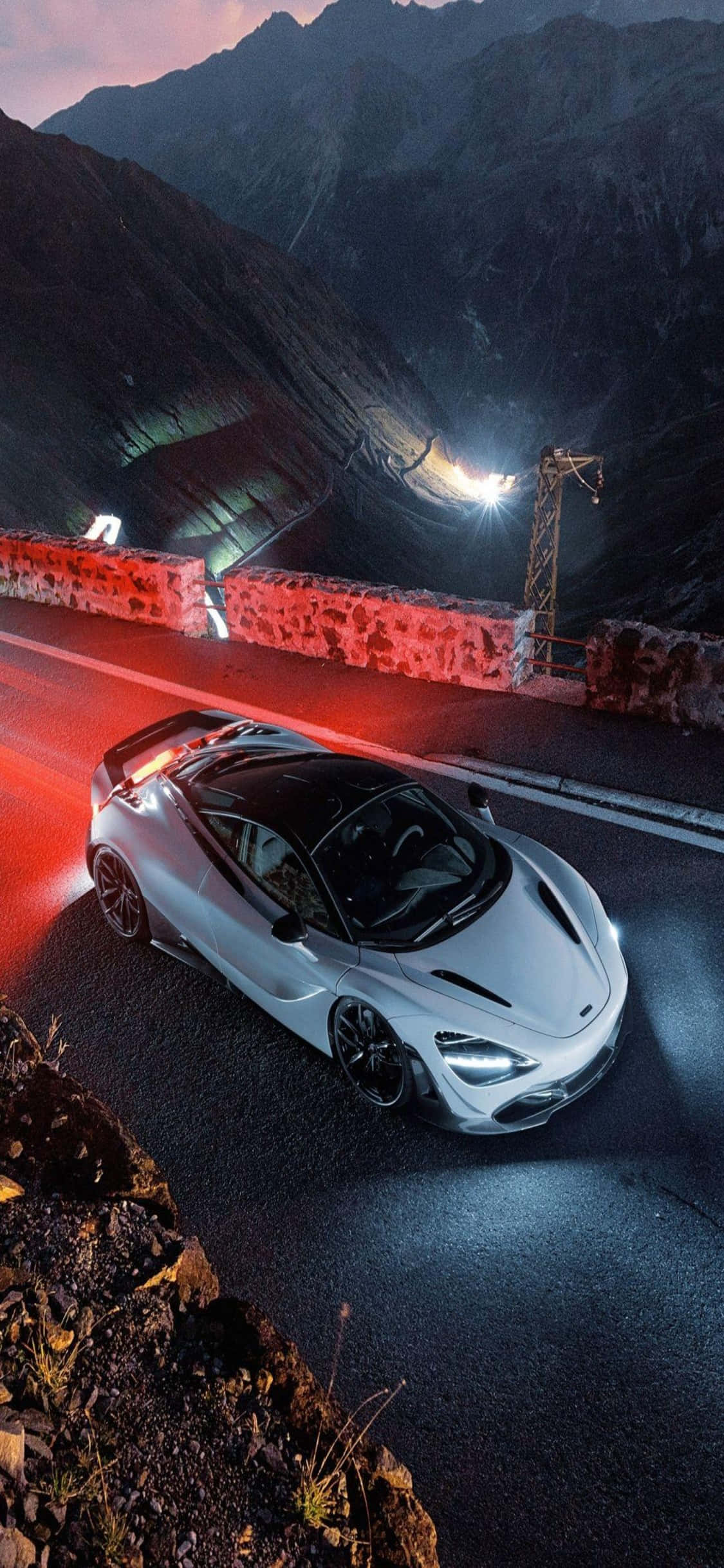 iPhone X McLaren 720s Λευκό Αυτοκίνητο Φόντο Ταπετσαρία