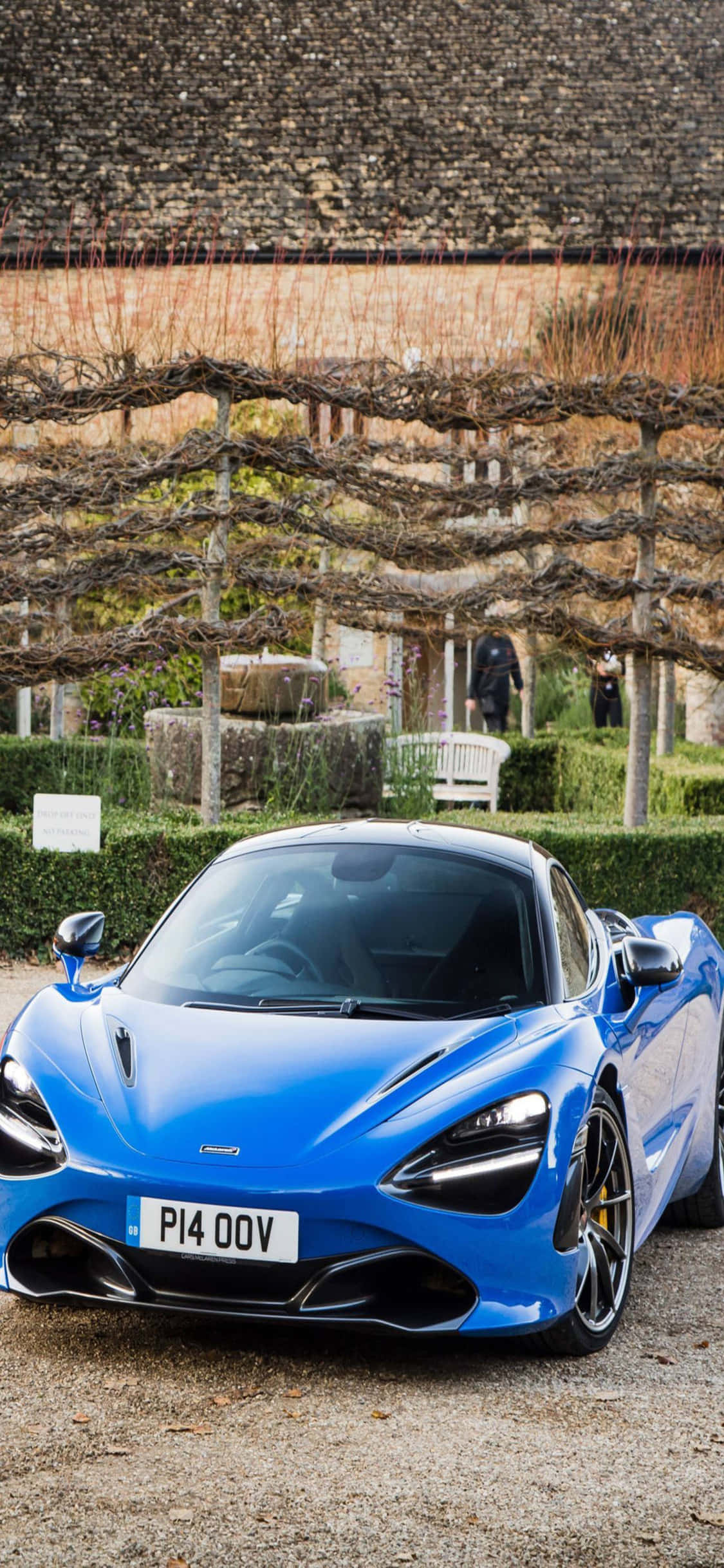 iPhone X McLaren 720s Μπλε Φόντο Ταπετσαρία