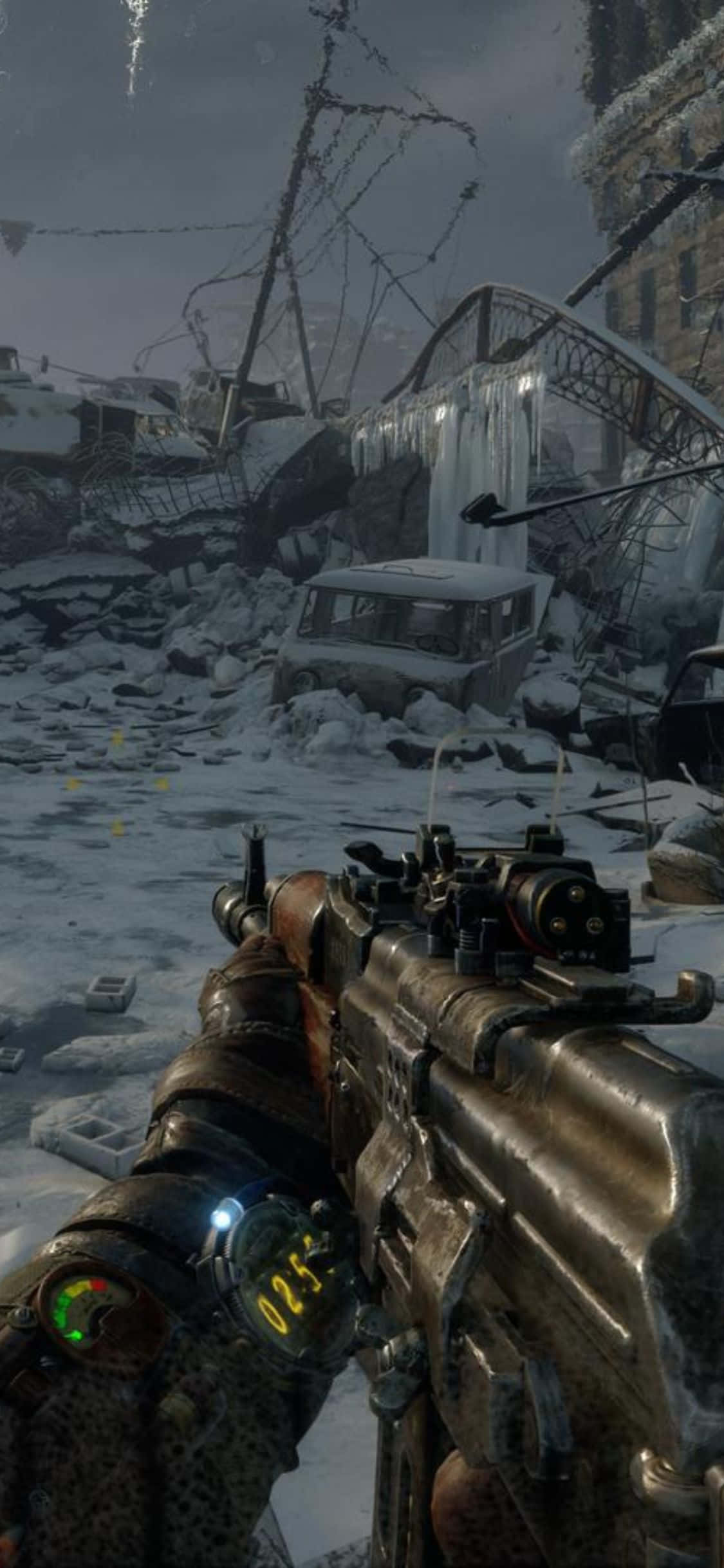 Ταξίδι στα βάθη με το iPhone X και το Metro Exodus Ταπετσαρία