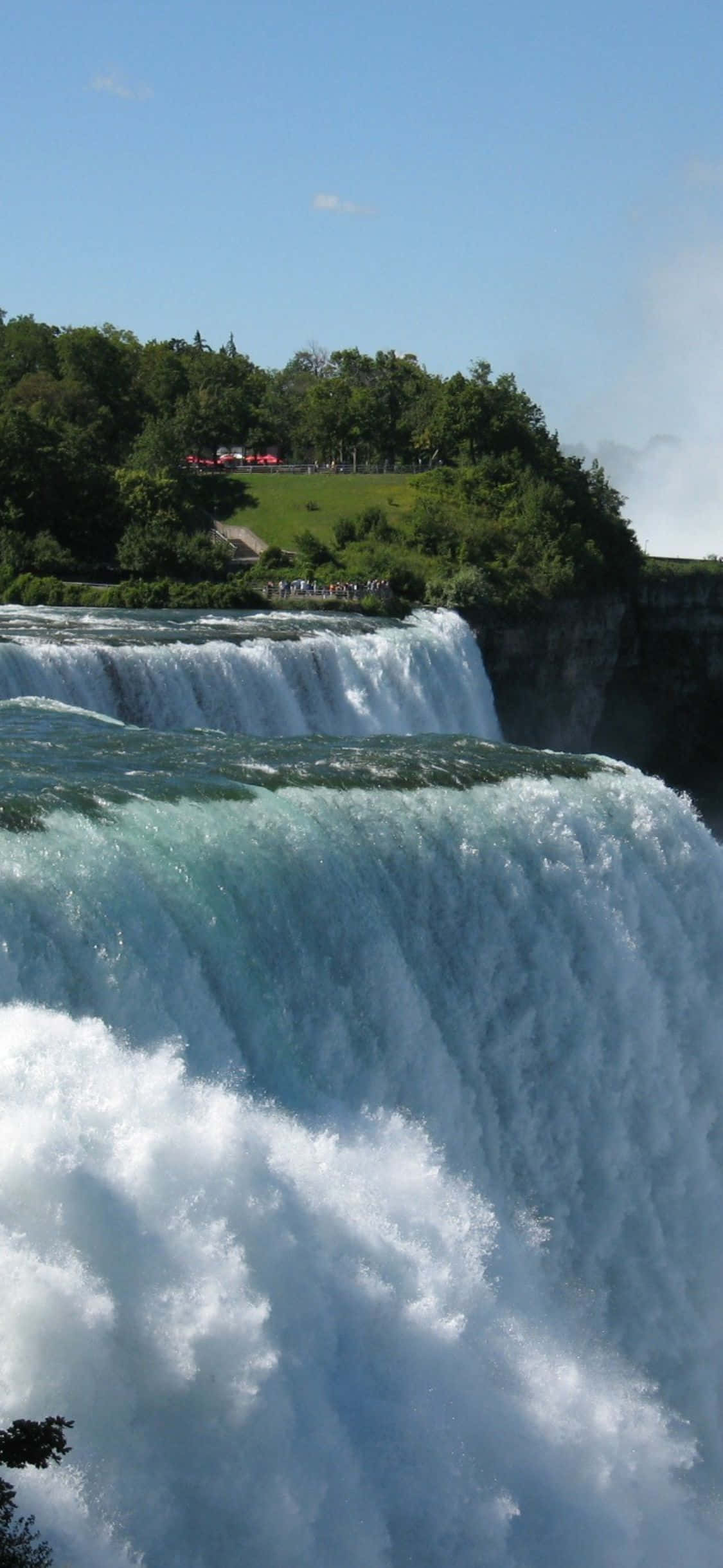 iPhone X Niagara Falls φόντο με στρώσεις Ταπετσαρία