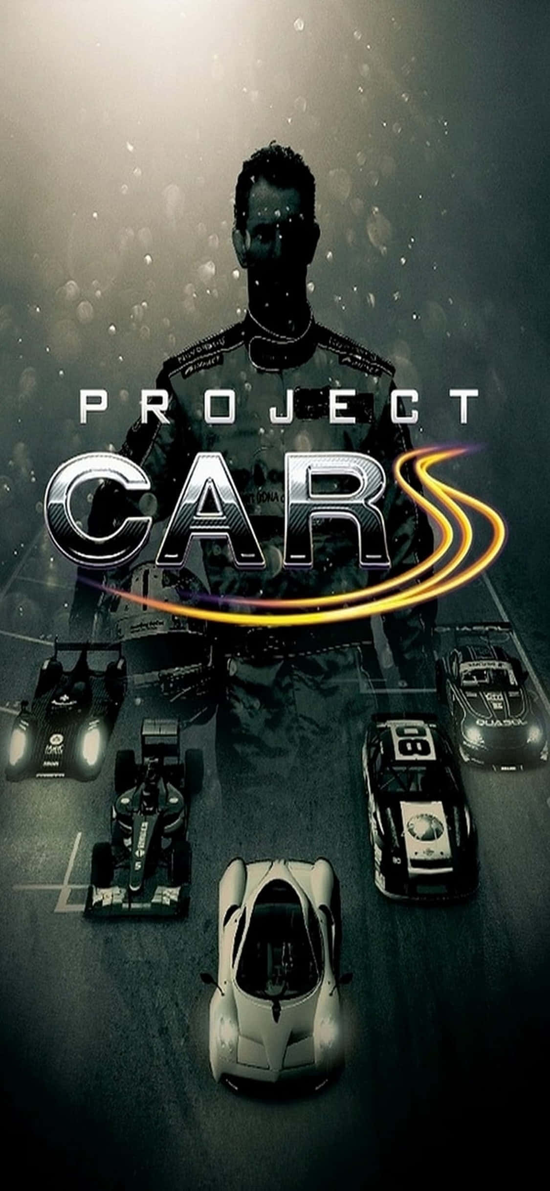 iPhone X Project Cars Φόντο Αφίσα Τίτλου Παιχνιδιού Διάφορα Αυτοκίνητα Ταπετσαρία