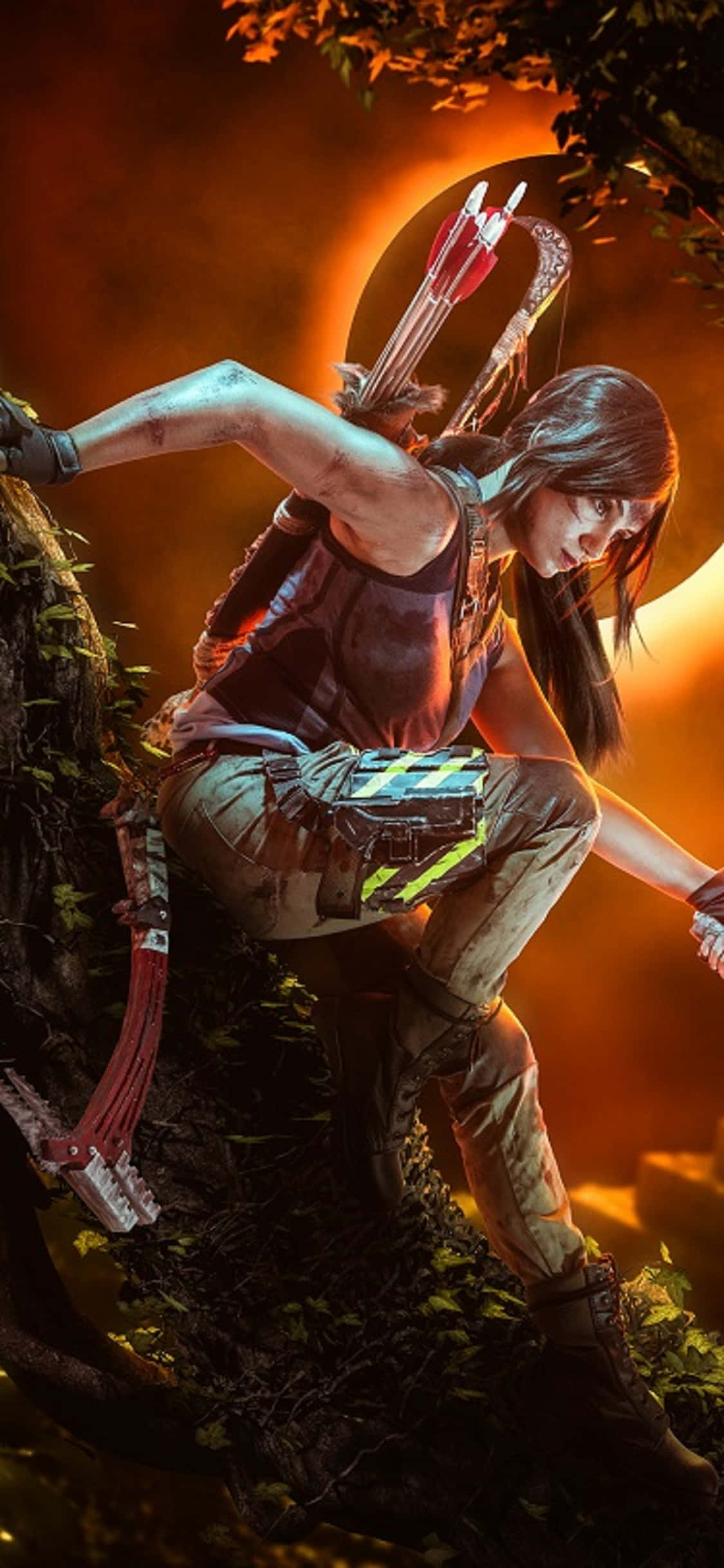 Αποκαλύψτε τα μυστήρια του κόσμου στο iPhone X Shadow of the Tomb Raider Ταπετσαρία