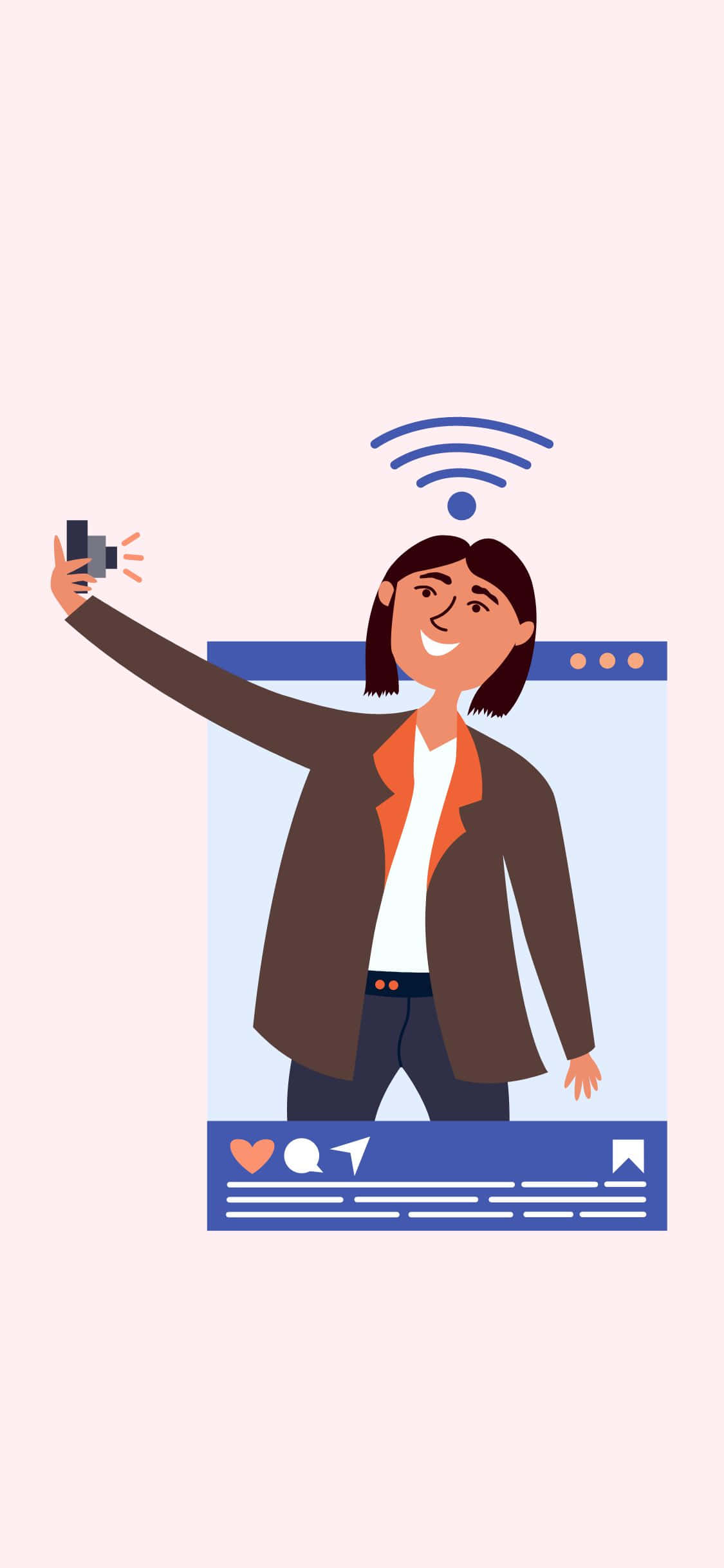 Επιδείξτε το νέο σας iPhone X με το Social Ταπετσαρία