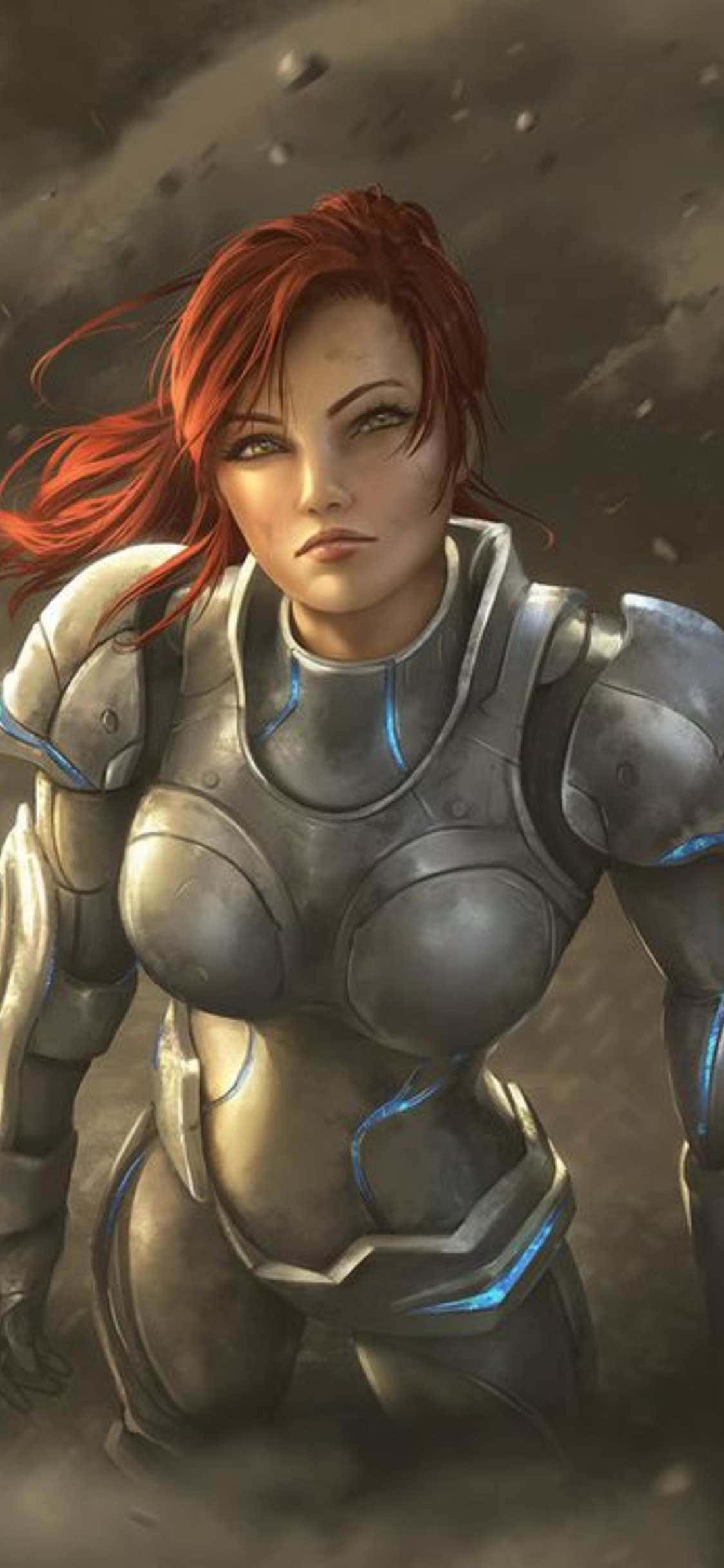 Φόντο iPhone X Starcraft II με κόκκινα μαλλιά Ταπετσαρία