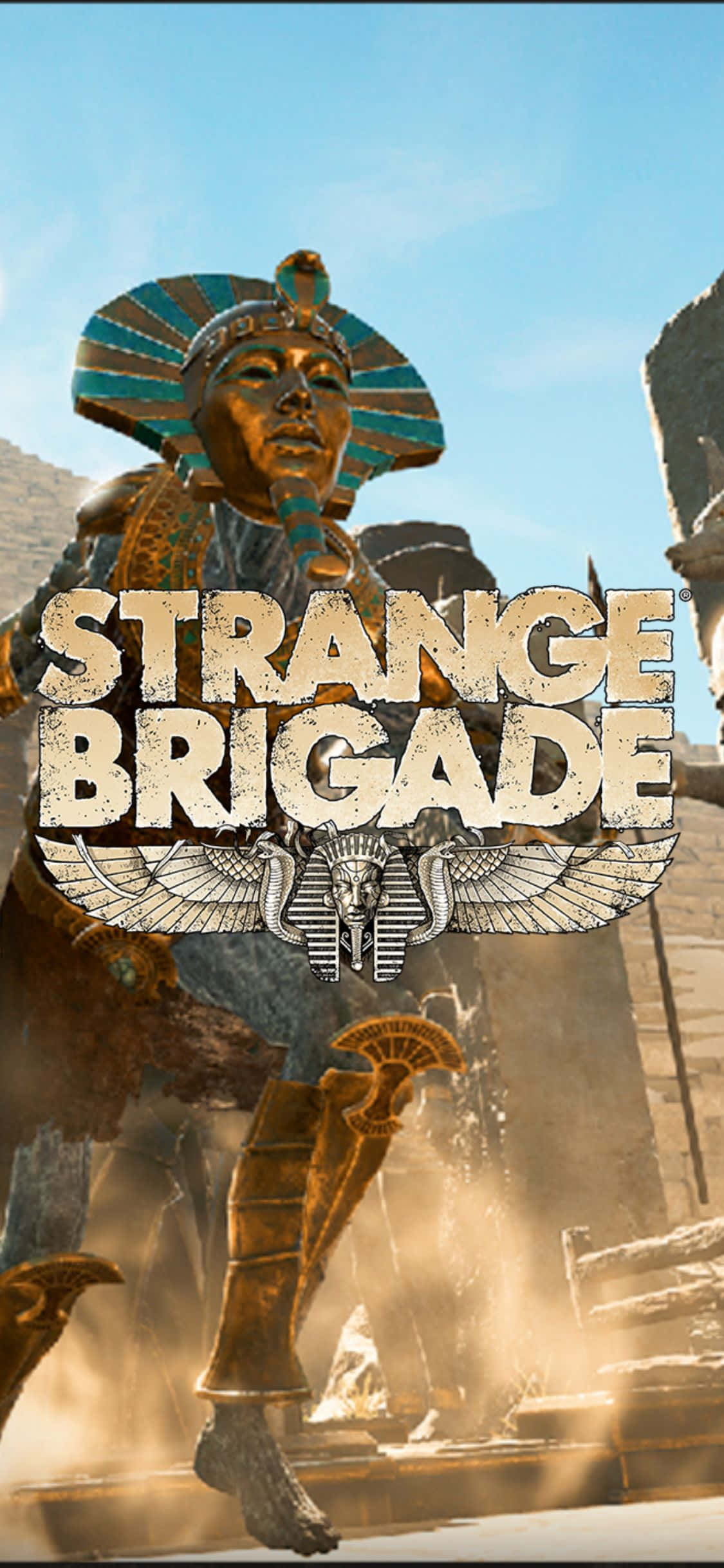Φαραώ Μεγάλη Πυραμίδα Του Bes iPhone X Strange Brigade Φόντο Ταπετσαρία