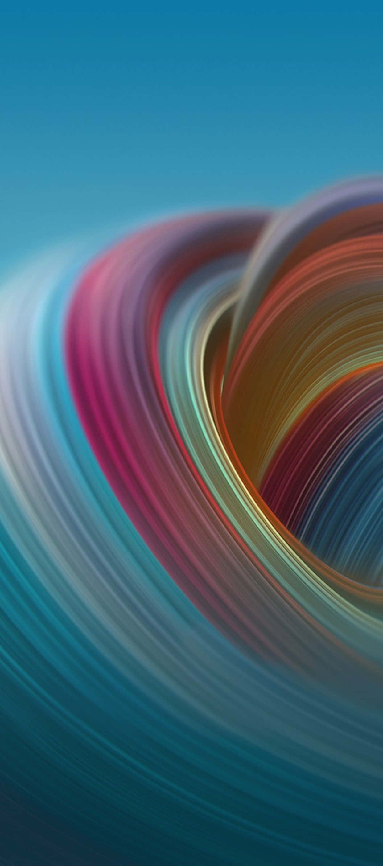 iPhone X Abstract Multi-Colored Whirlpool Ταπετσαρία