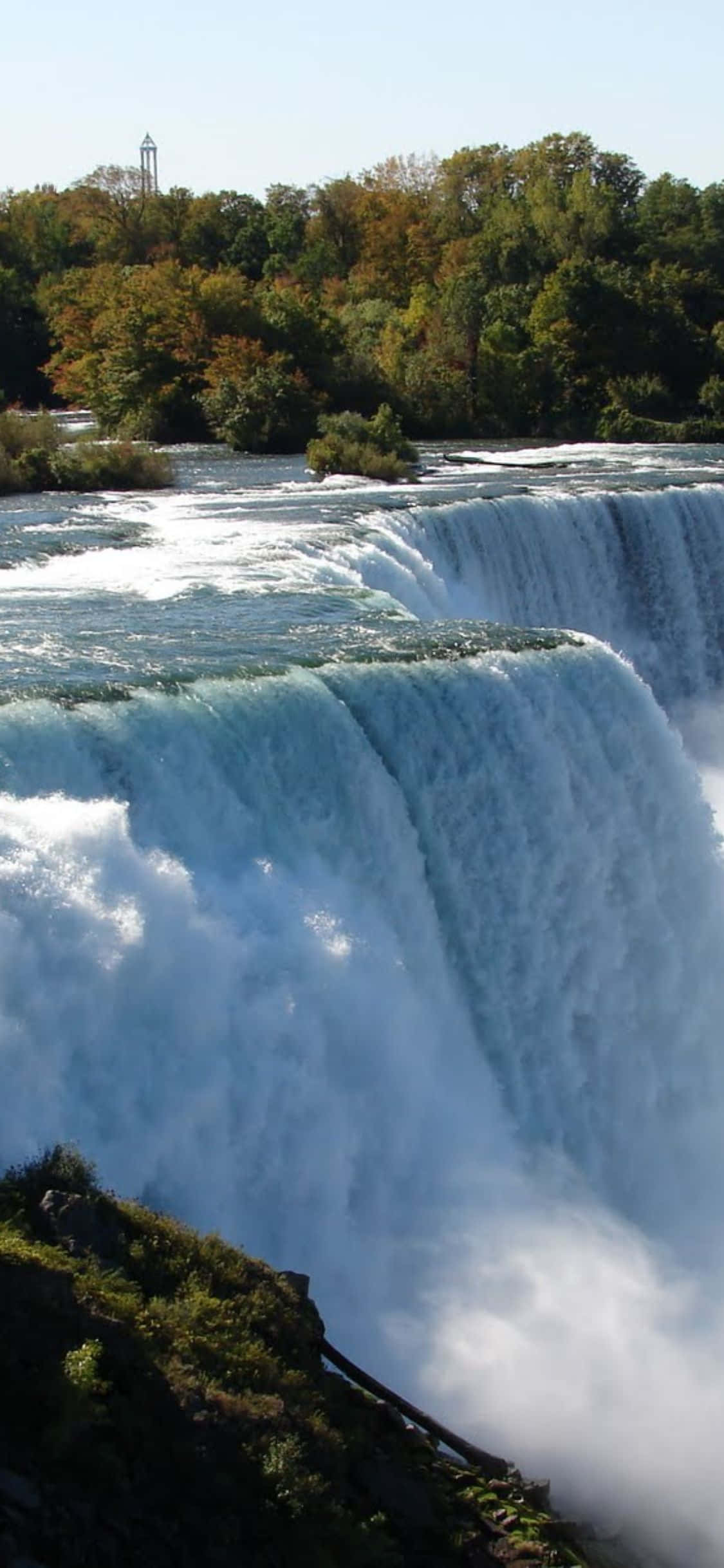 iPhone X Κοντινή Λήψη Niagara Falls Φόντο Ταπετσαρία