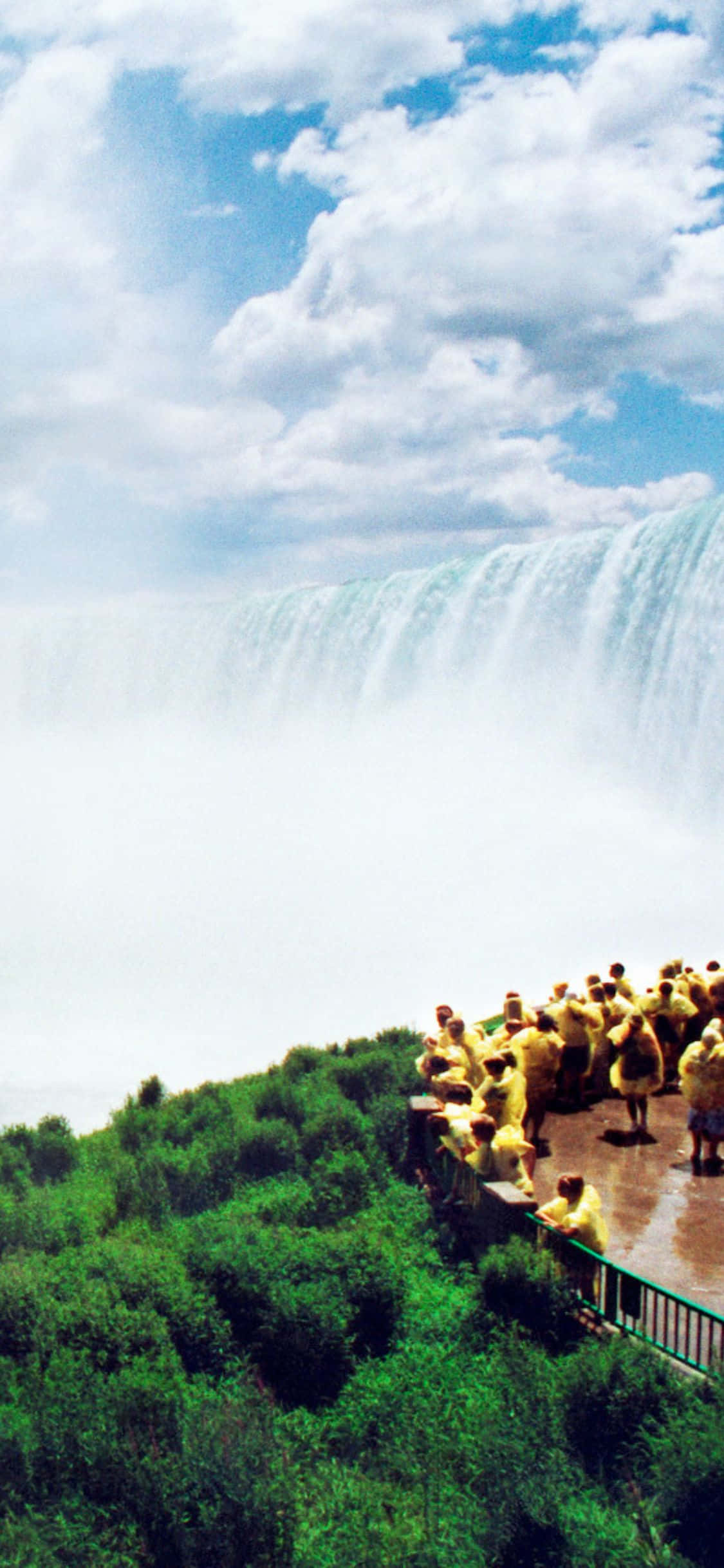 iPhone X Niagara Falls Ουρανός Φόντο Ταπετσαρία