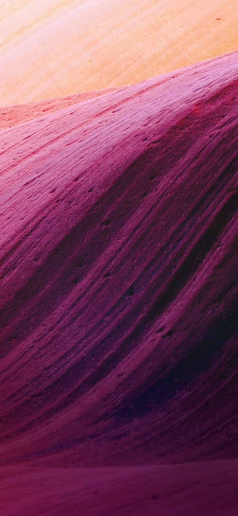 iPhone XR Μπεζ Μωβ Καμπύλες Ταπετσαρία