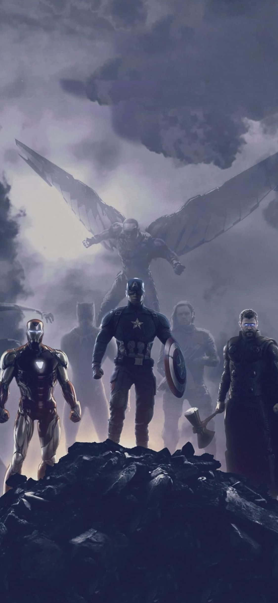 Ταπετσαρία iPhone XS Avengers Endgame, σκηνή ταινίας Ταπετσαρία