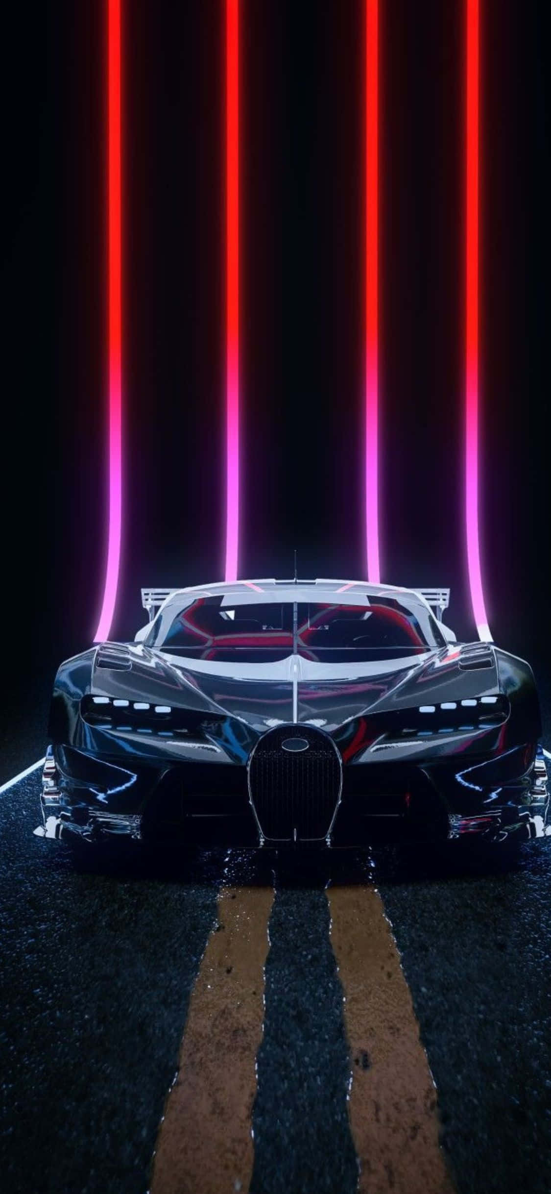Εικόνα - Το Τολμηρό και Ακραίο - iPhone Xs σε ένα Bugatti Ταπετσαρία