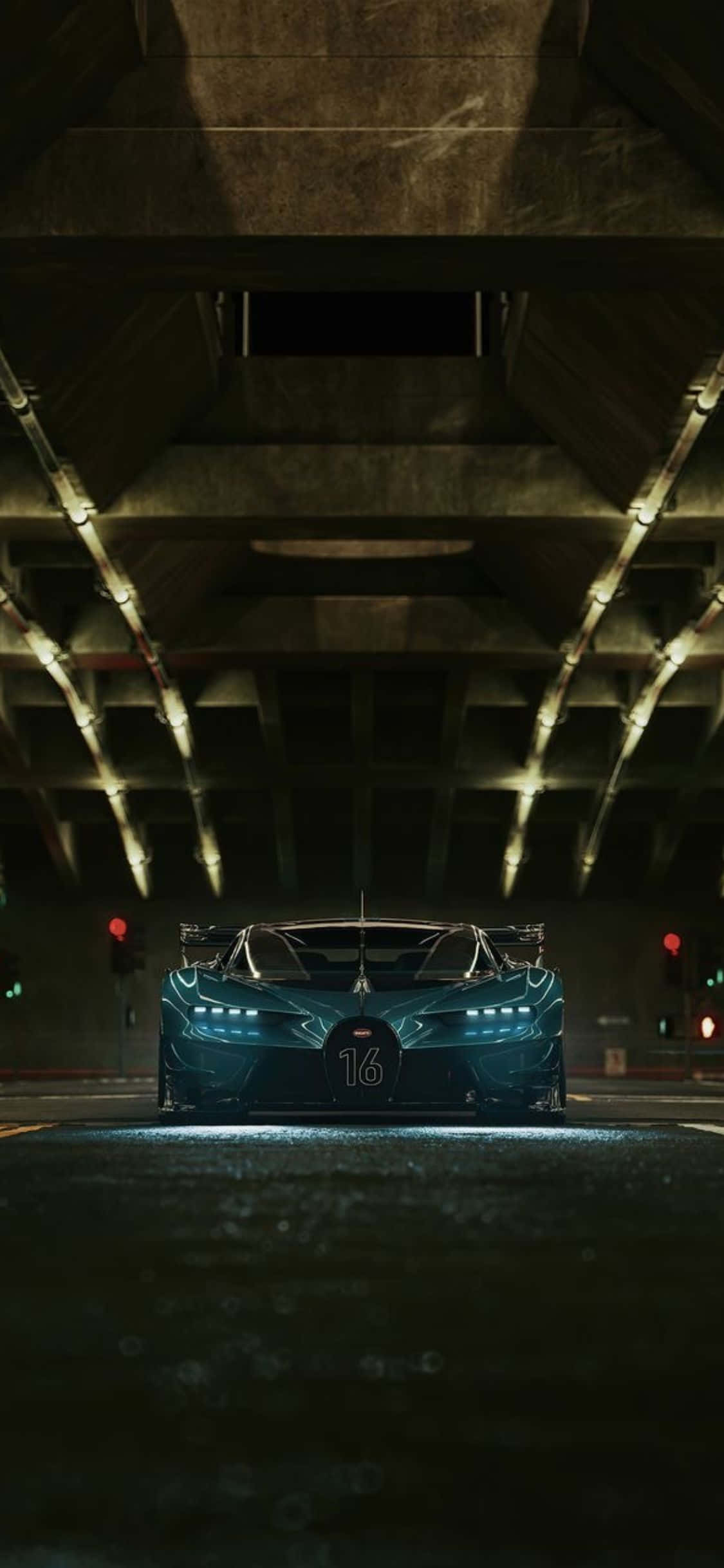 Ζήστε την ταχύτερη οδήγηση με το iPhone Xs Bugatti Ταπετσαρία