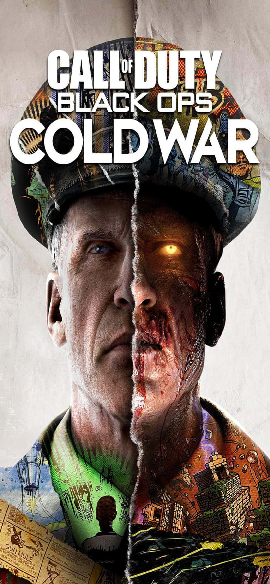 iPhone Xs Call Of Duty Black Ops Cold War Zombies Τέχνη Φόντο Ταπετσαρία