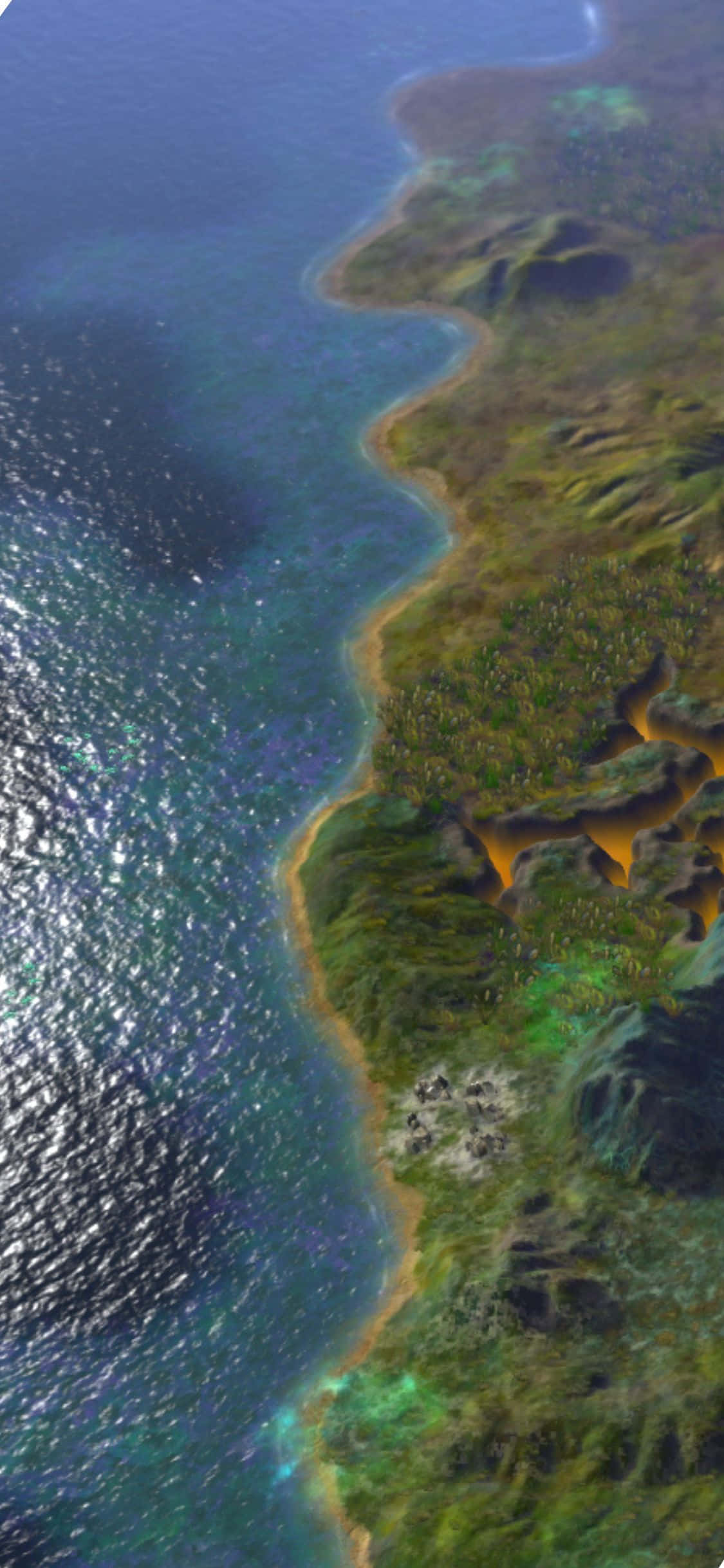 iPhone XS Civilization Beyond Earth Χάρτης Φόντο Ταπετσαρία