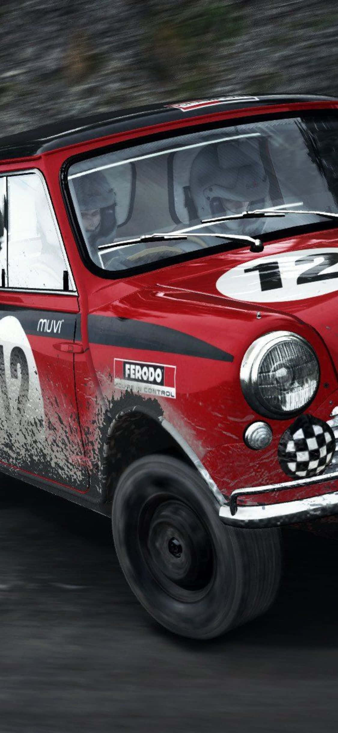 Κατακτήστε την πίστα στο iPhone Xs Dirt Rally Ταπετσαρία