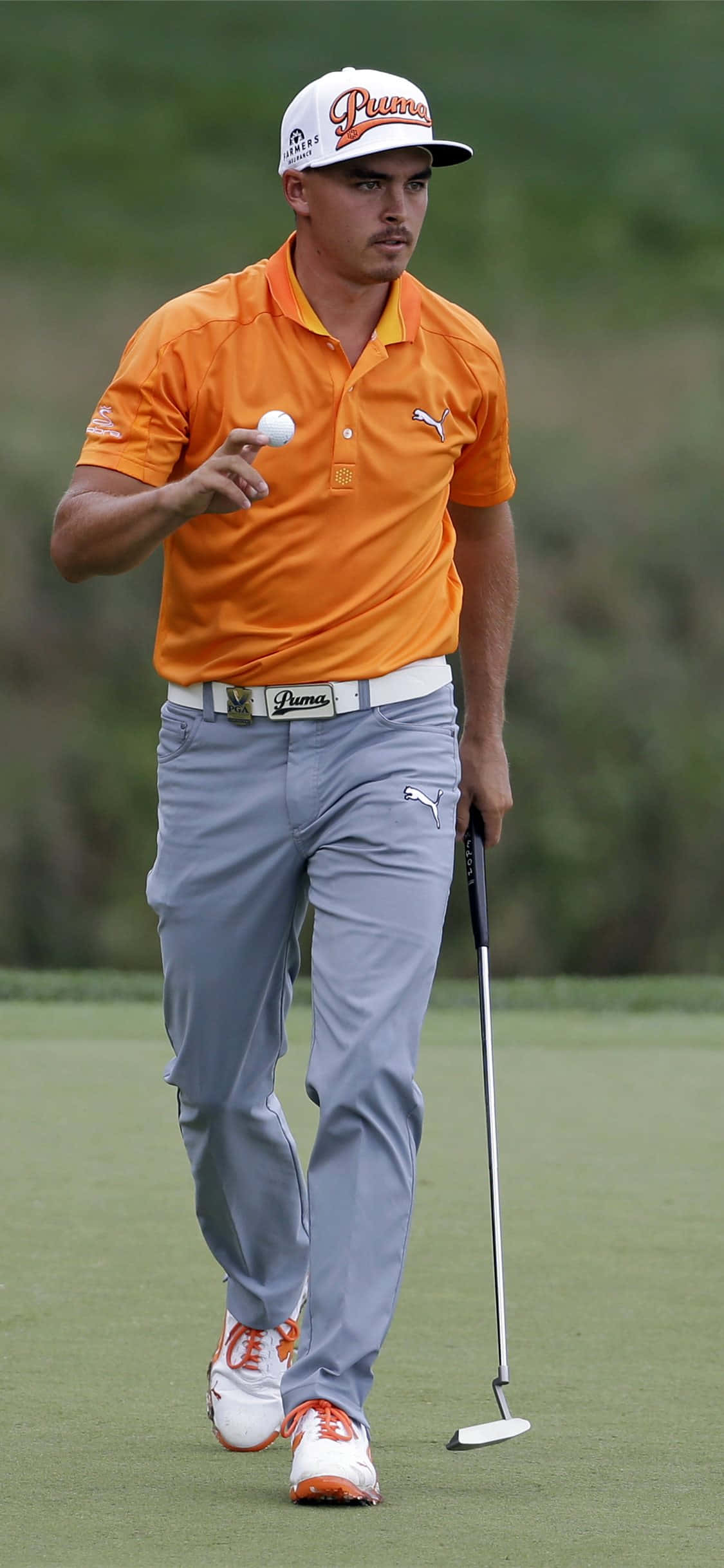 Φόντο iPhone Xs Golf με τον Rickie Fowler Ταπετσαρία