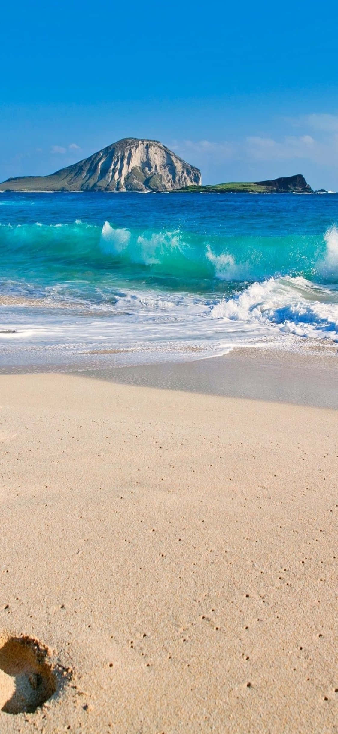 iPhone Xs Hawaii Beach Φόντο Ταπετσαρία