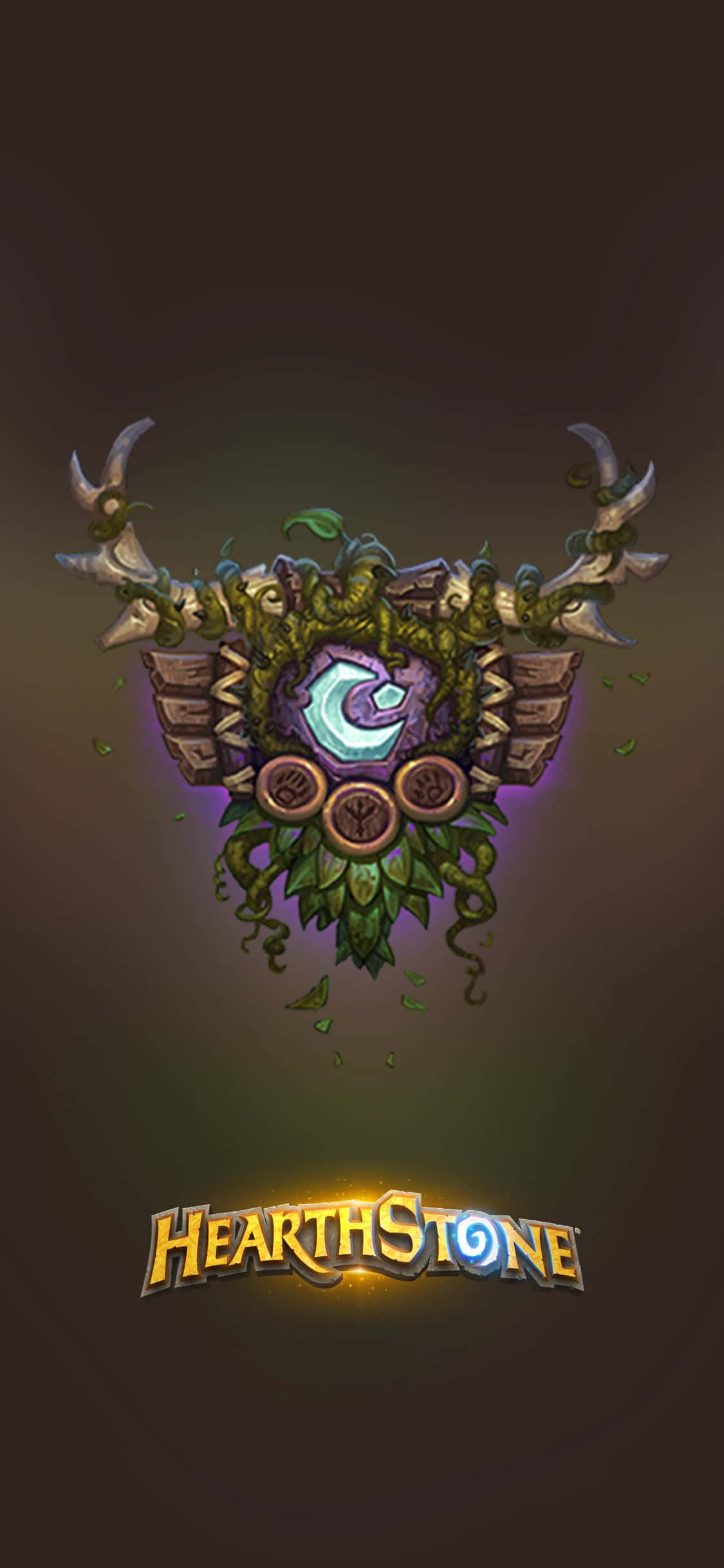 Έμβλημα Δρυΐδη για iPhone XS Hearthstone Ταπετσαρία