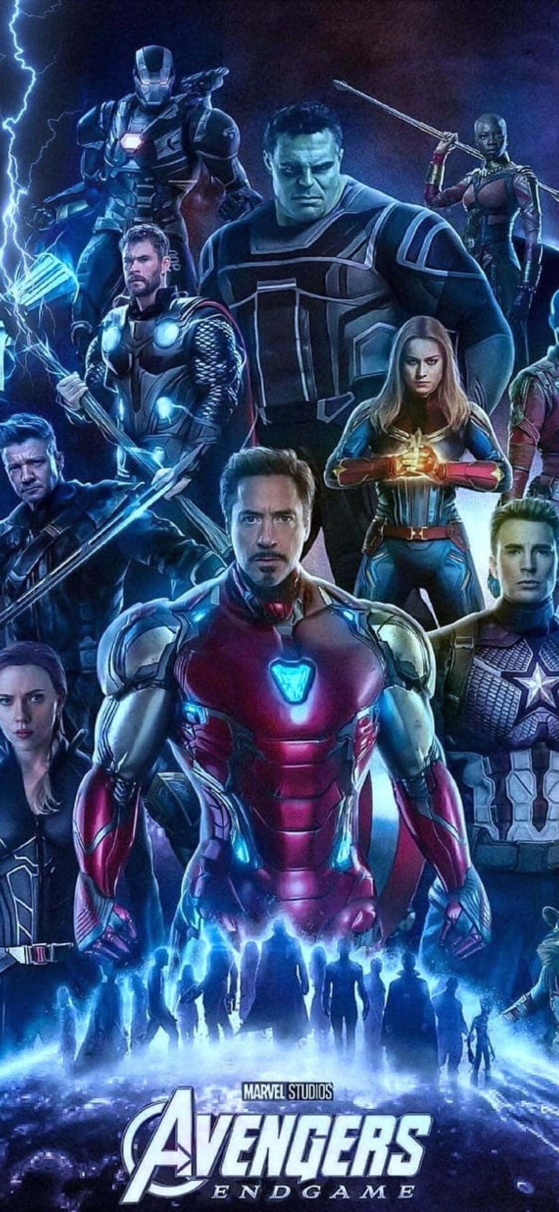 Φόντο iPhone XS Avengers Endgame Αφίσα Ταινίας Ταπετσαρία