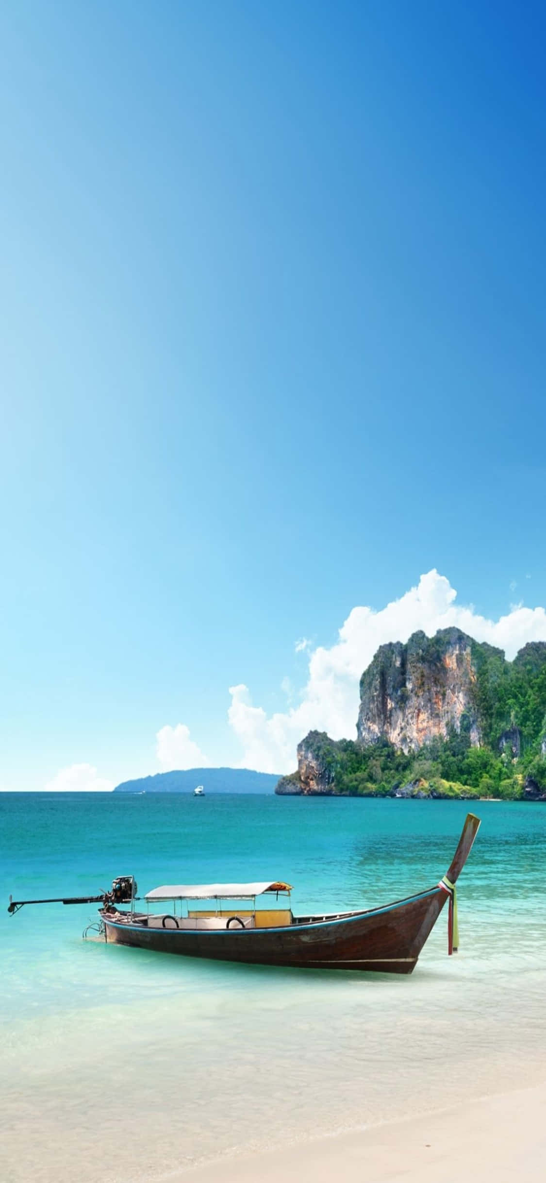 iPhone XS Παραλία Krabi Φόντο Παραλίας Ταπετσαρία