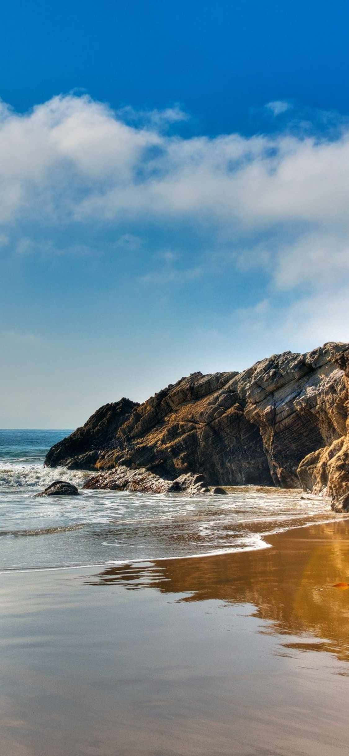 Απολαύστε μια υπέροχη θέα στον ωκεανό με το iPhone Xs Malibu σας Ταπετσαρία
