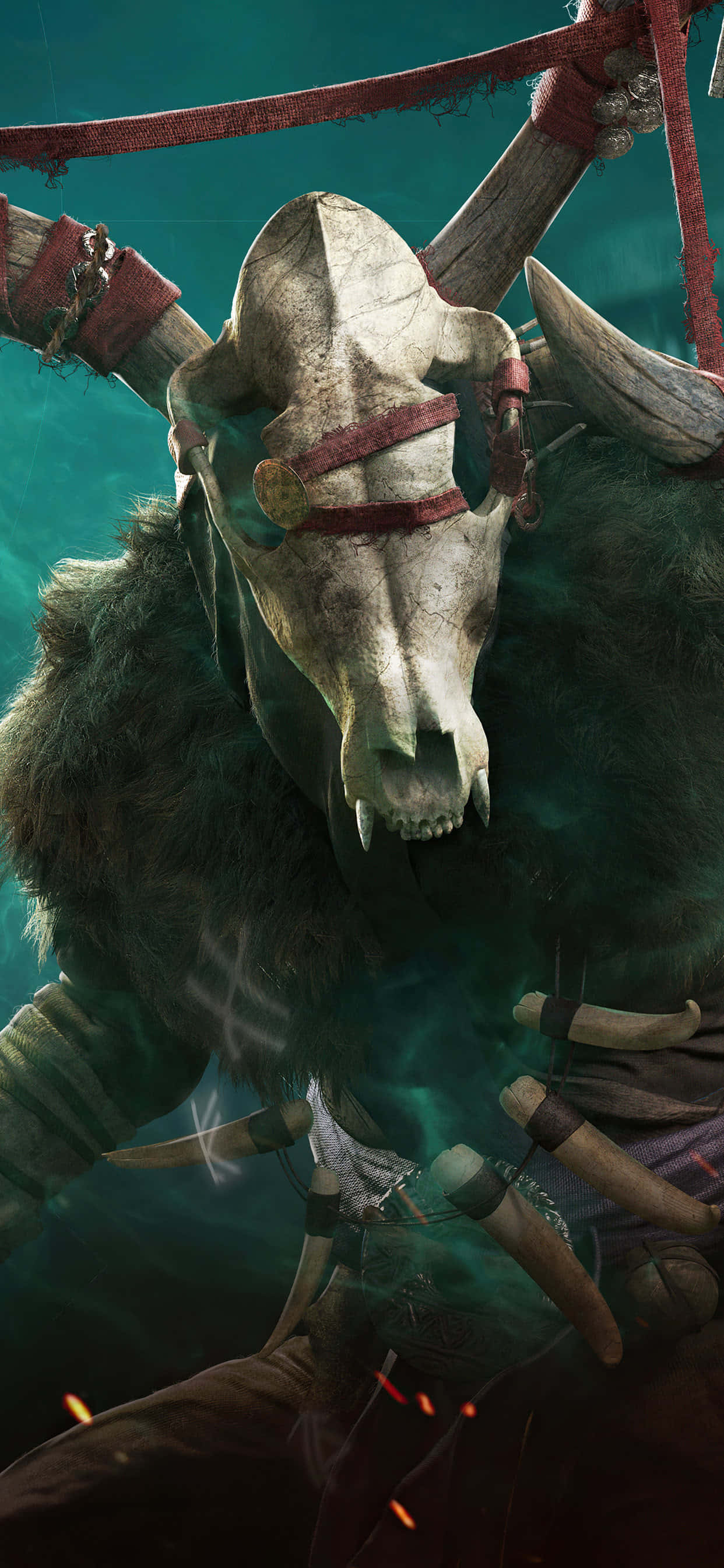 Το Καταραμένο iPhone Xs Max Assassin's Creed Valhalla Φόντο Ταπετσαρία