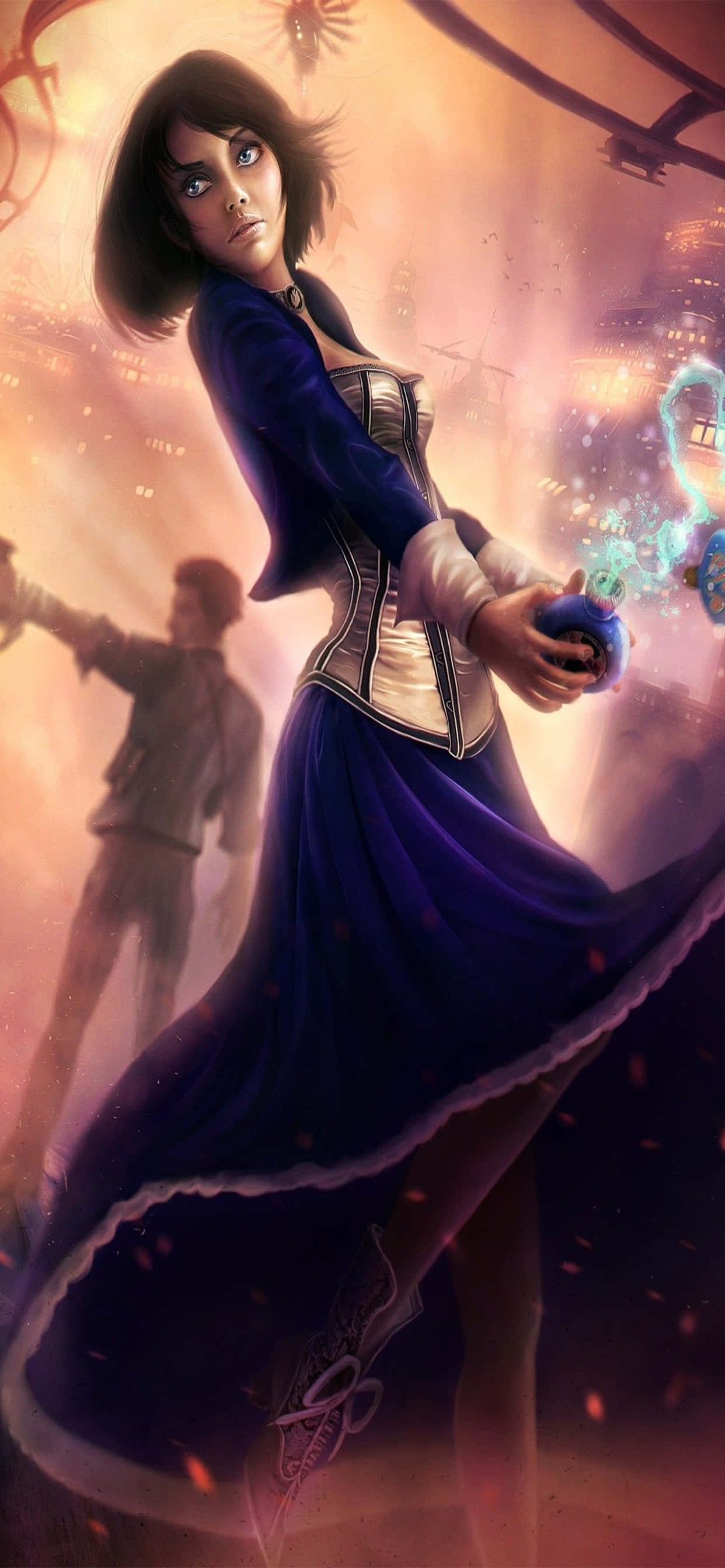 Χαρακτήρας iPhone Xs Max Bioshock Infinite Φόντο Ταπετσαρία