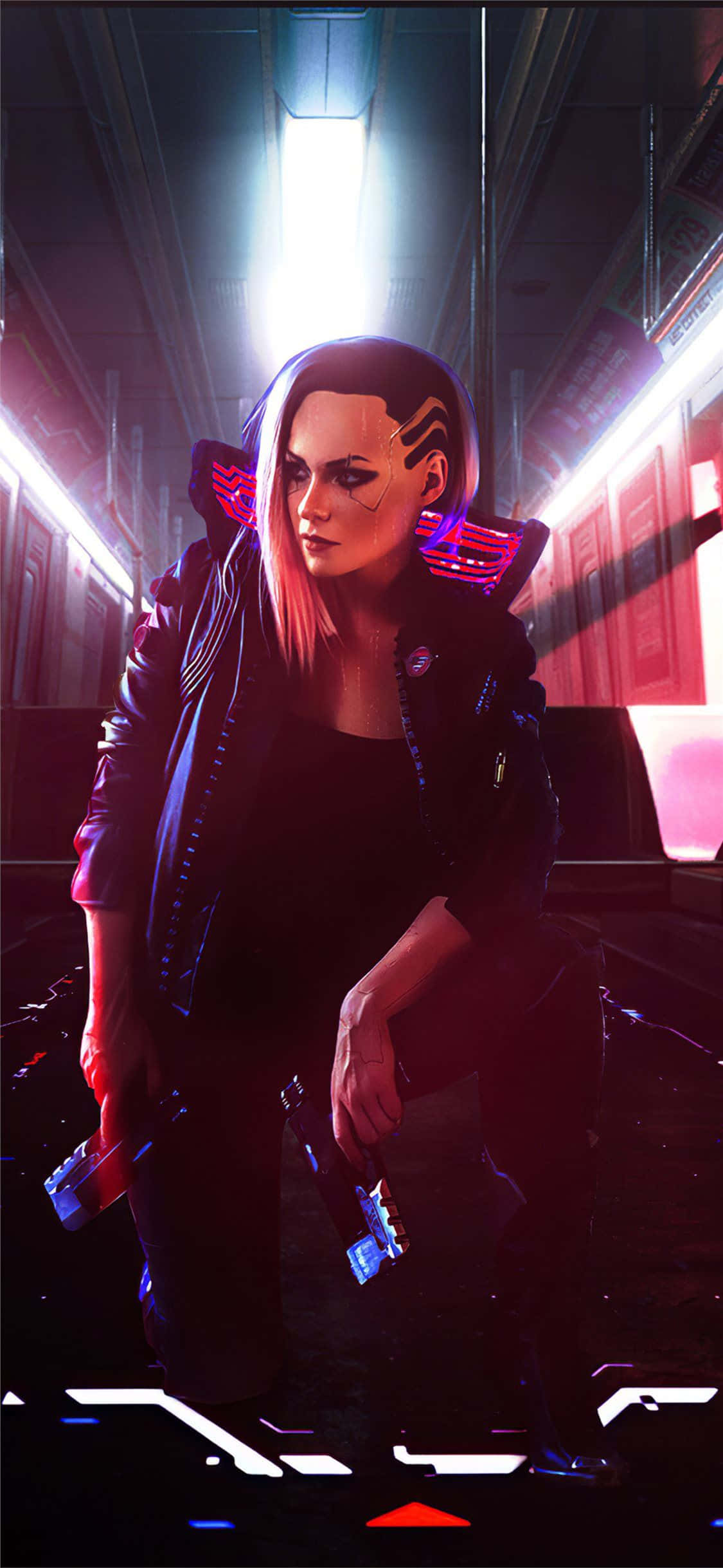 iPhone XS Max Cyberpunk 2077 Πρωταγωνίστρια Valerie Φόντο Ταπετσαρία